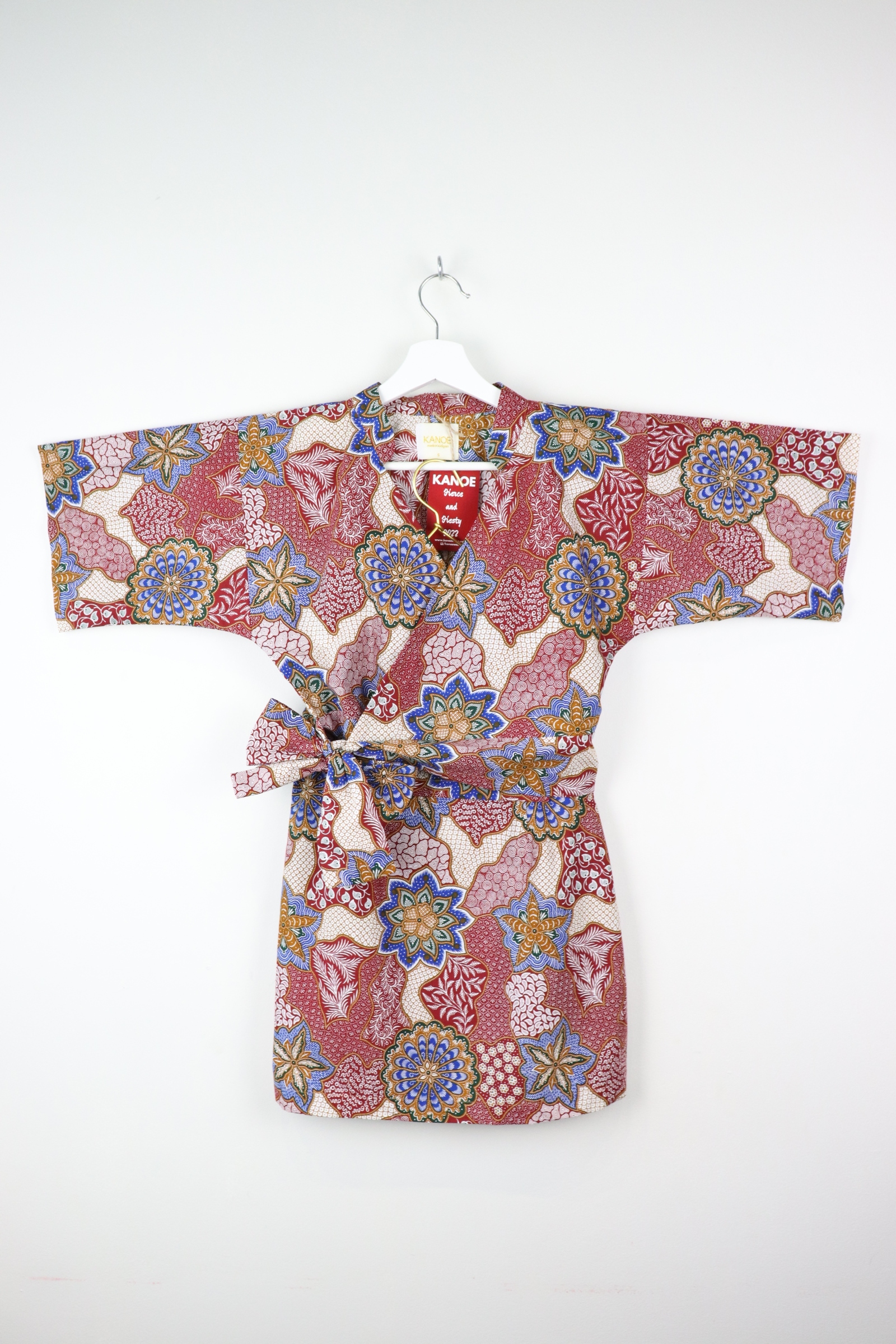 Kimono Wrap Matching Set - Red Herring (S/M)