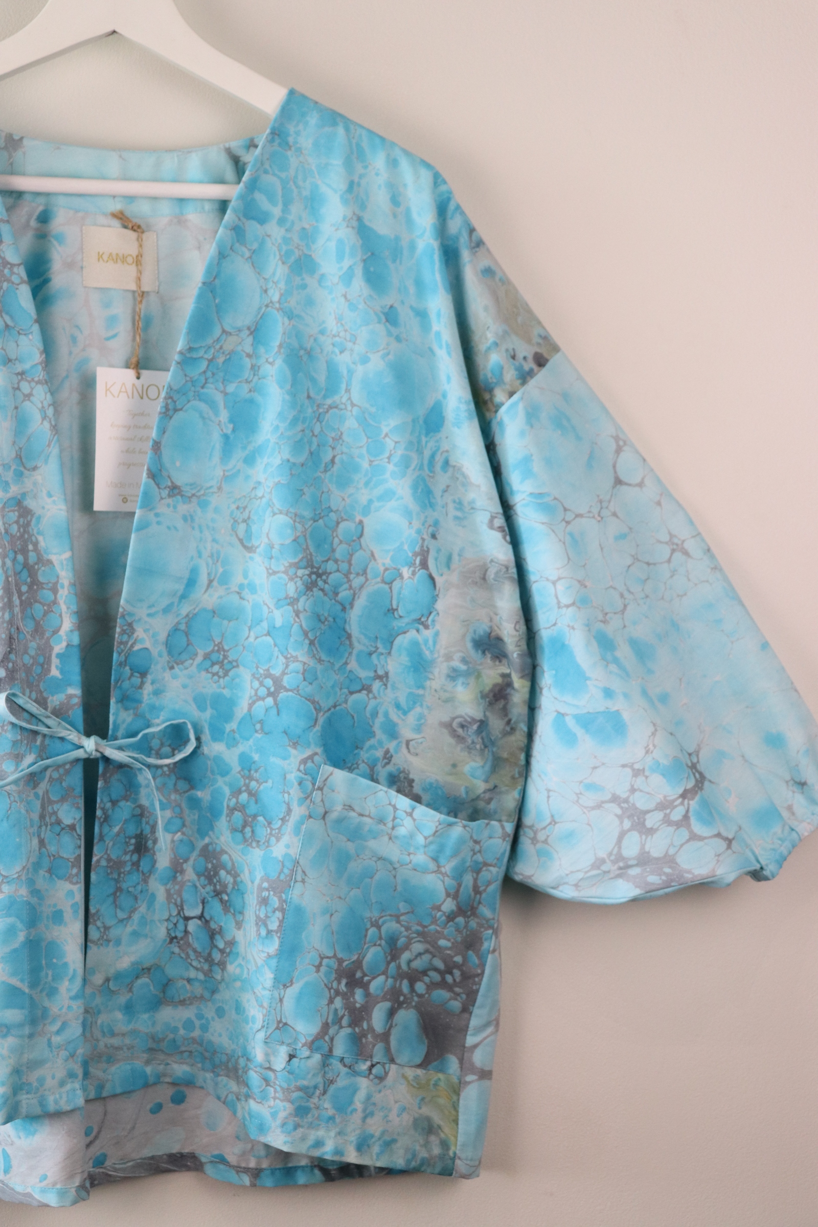 Batik Kimono Signature - Celeste Blue