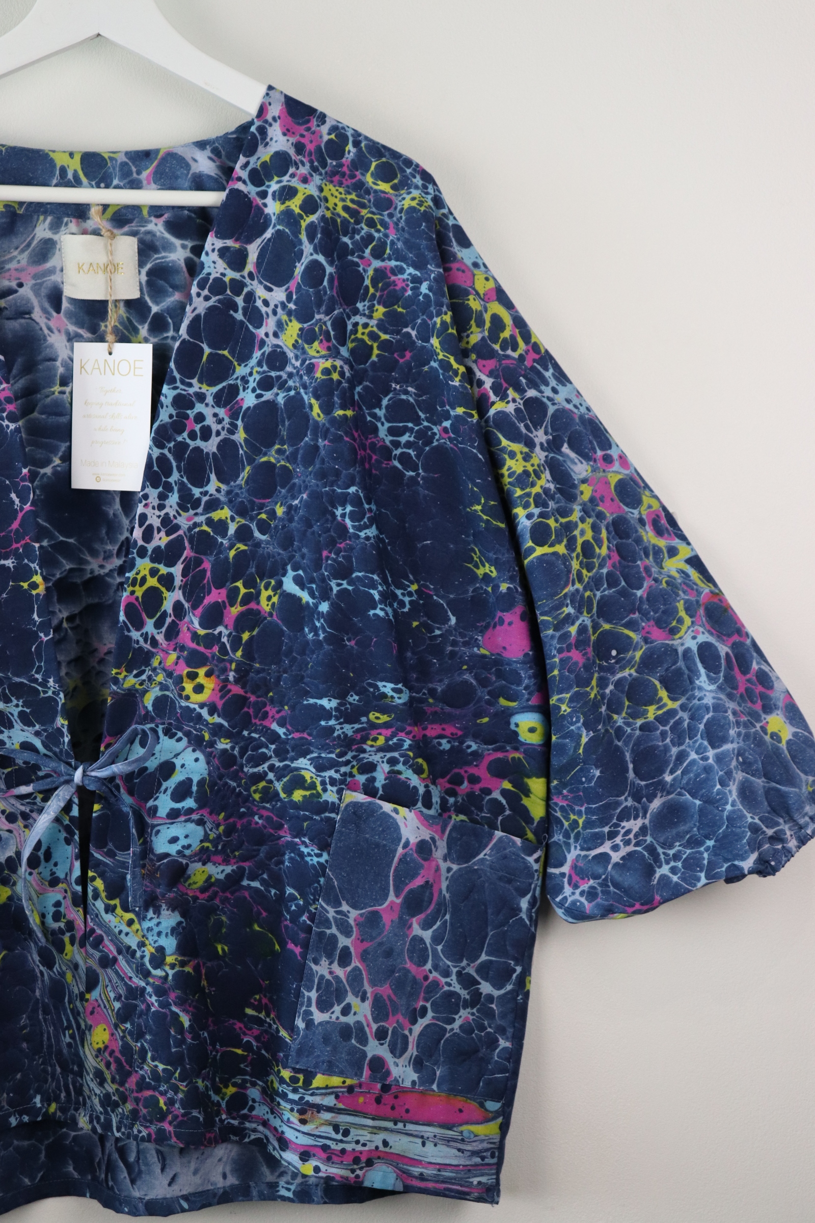 Batik Kimono Signature - Deep Sea Blue
