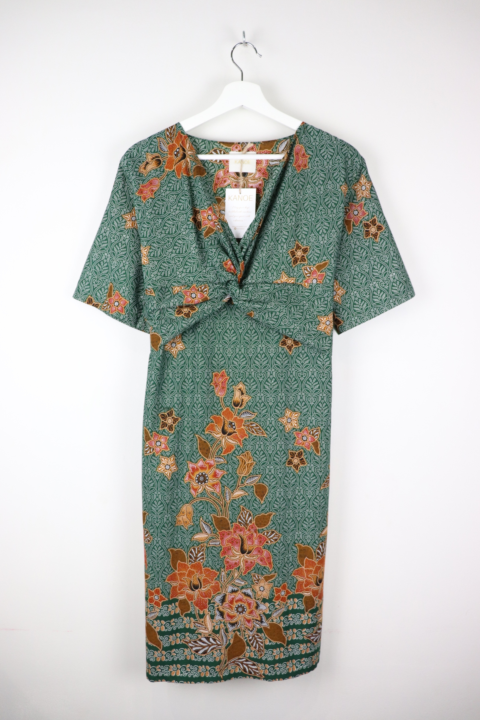 Twisted Front Dress - Paisley