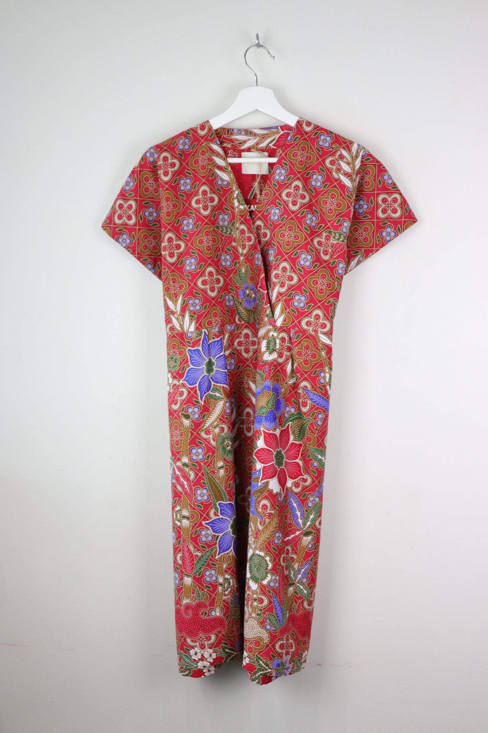 Kimono wrap dress - Nyonya Tiles