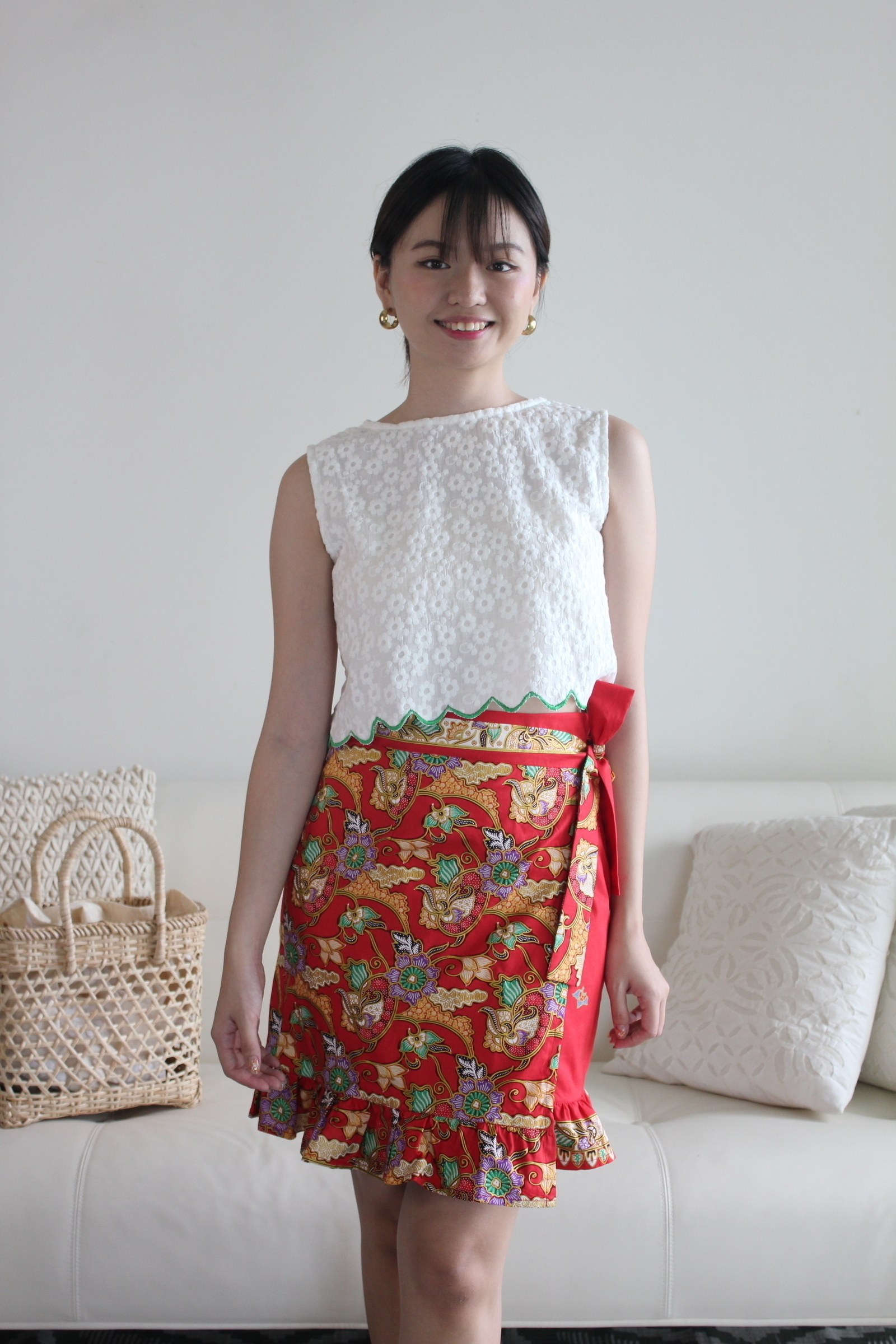 Lil Batik Wrap Skirt - Lavenderia