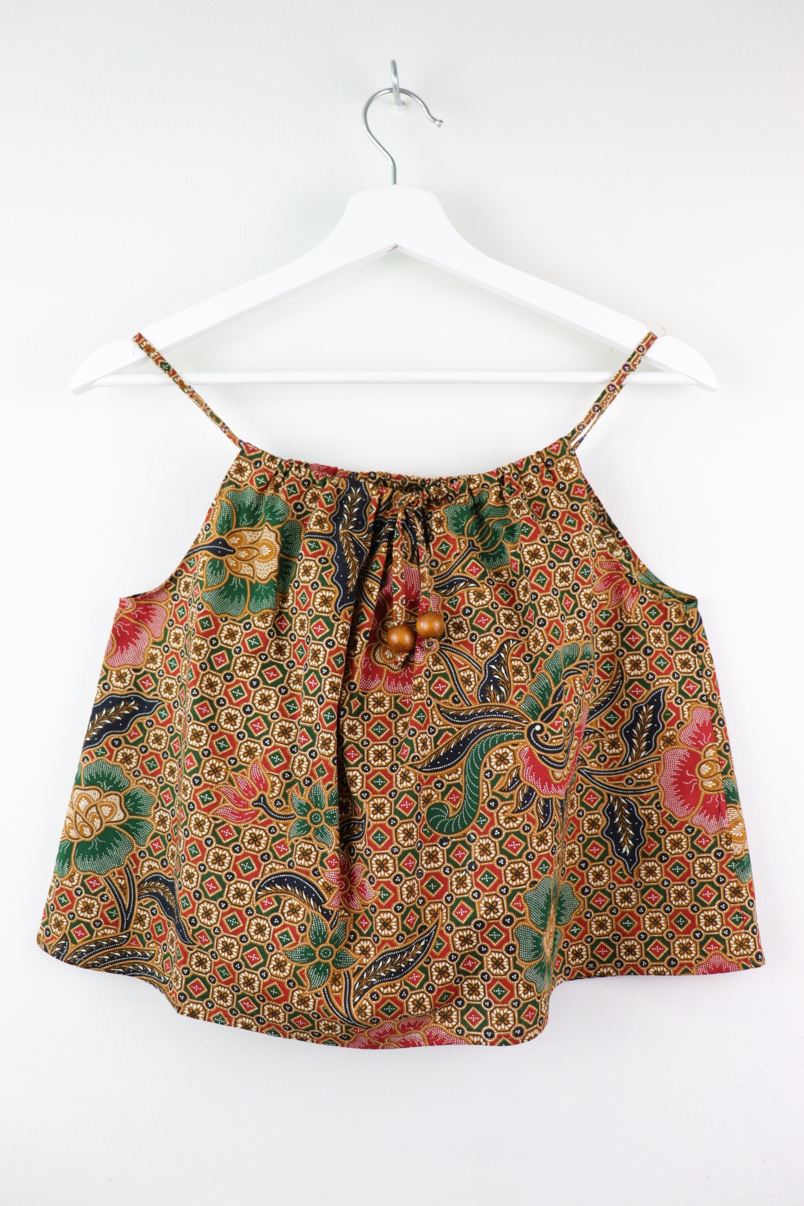 Getaway Batik Top - Sandy (Black)