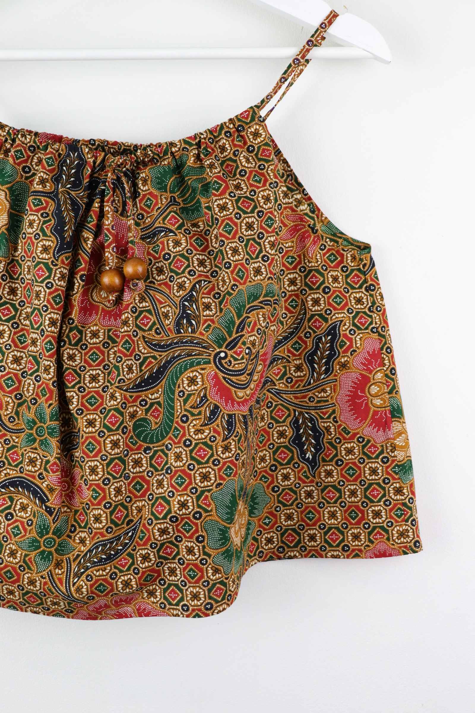 Getaway Batik Top - Sandy (Black)