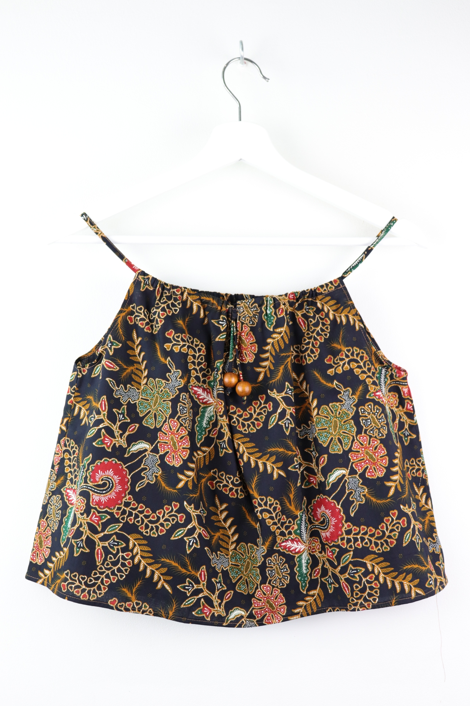 Getaway Batik Top - Raffesia (Black)