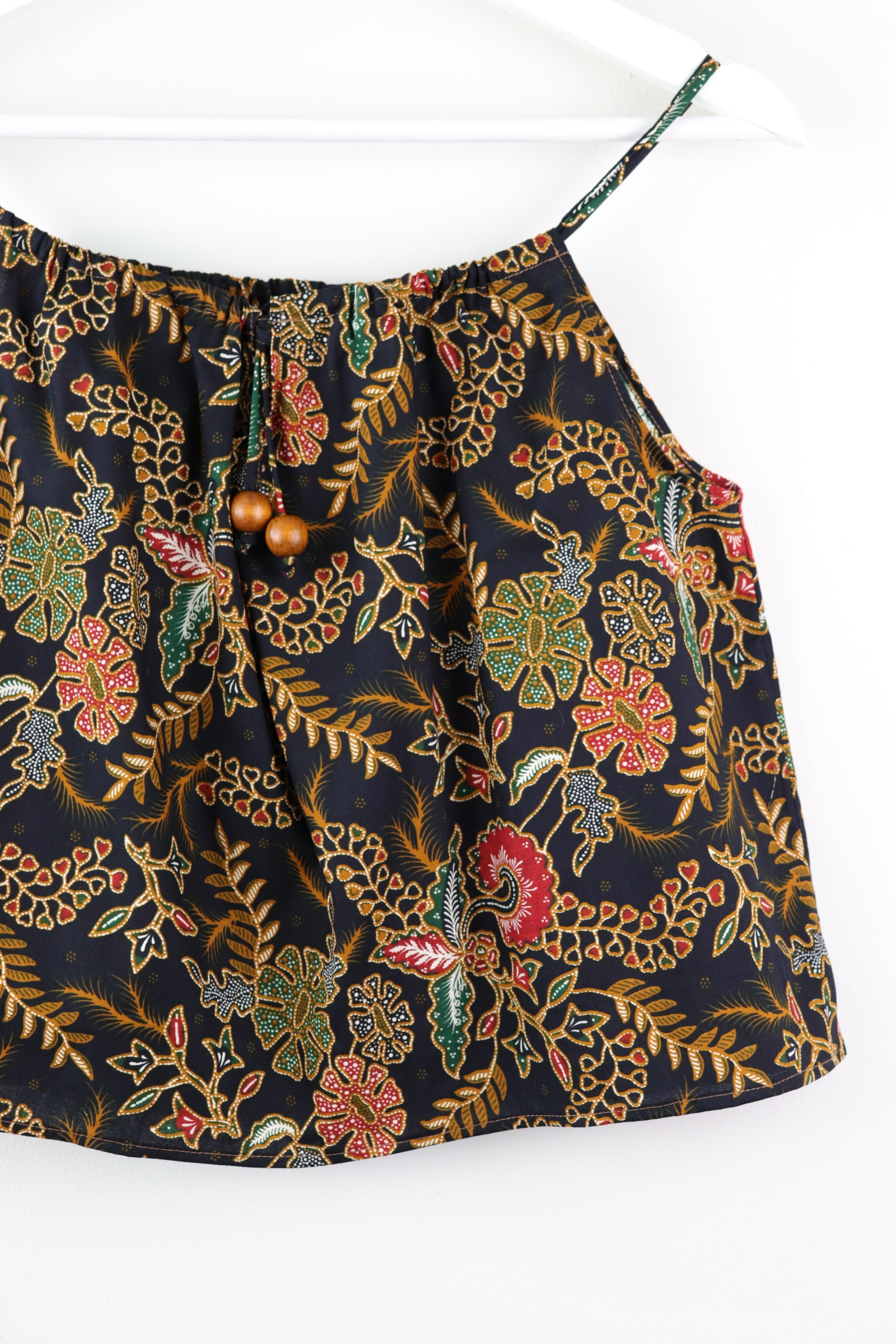 Getaway Batik Top - Raffesia (Black)