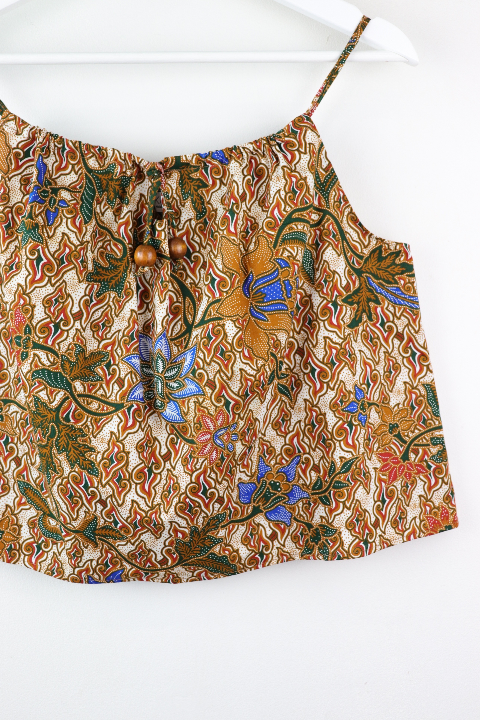 Getaway Batik Top - Wavy (Green)