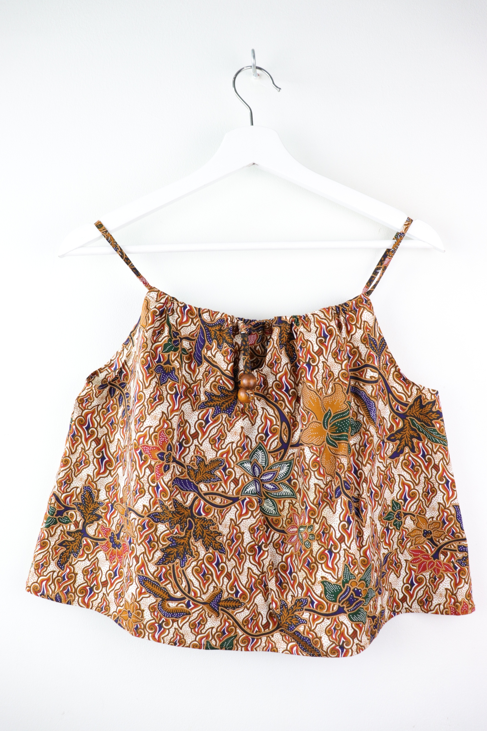 Getaway Batik Top - Wavy (Blue)