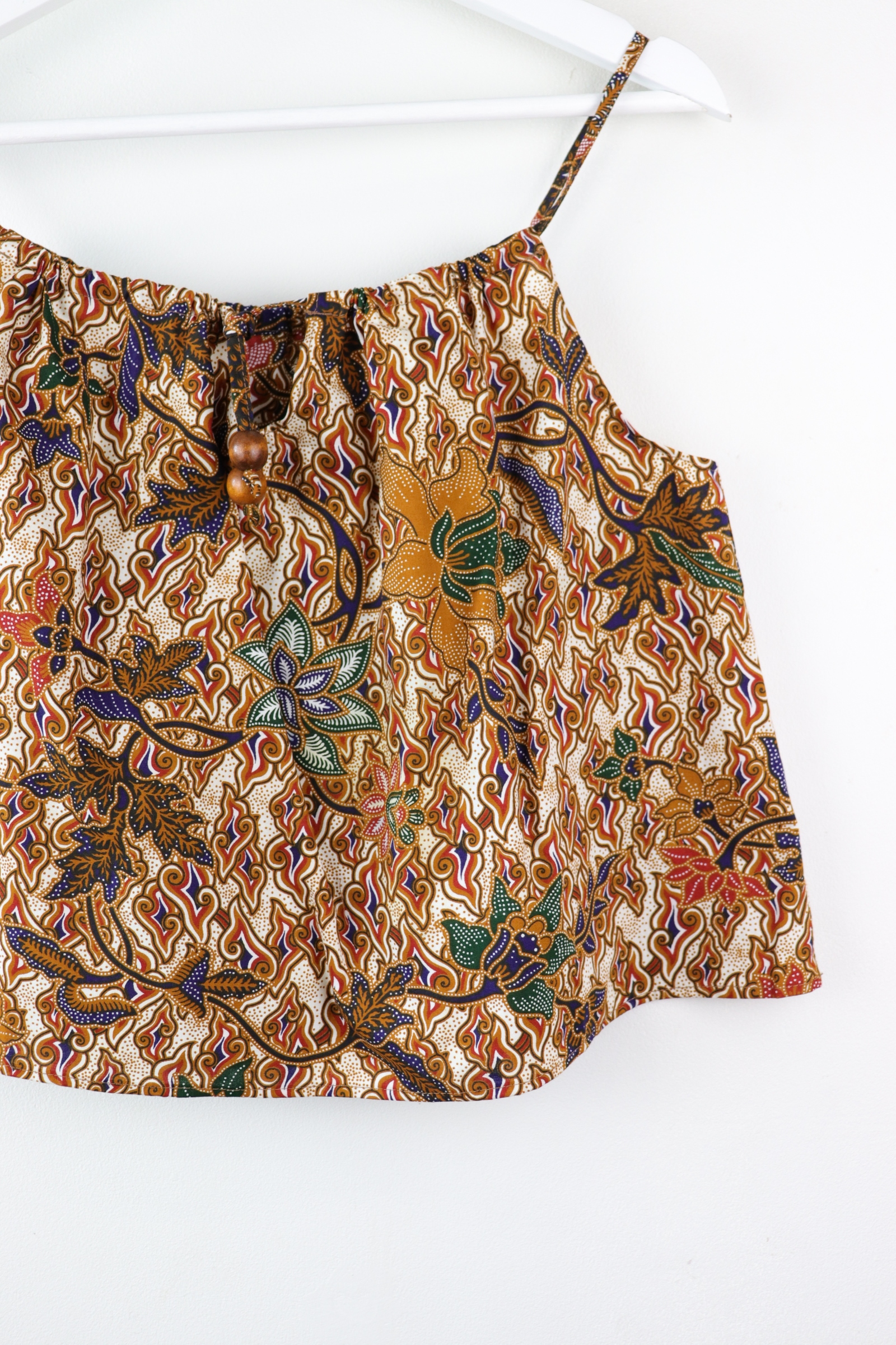 Getaway Batik Top - Wavy (Blue)
