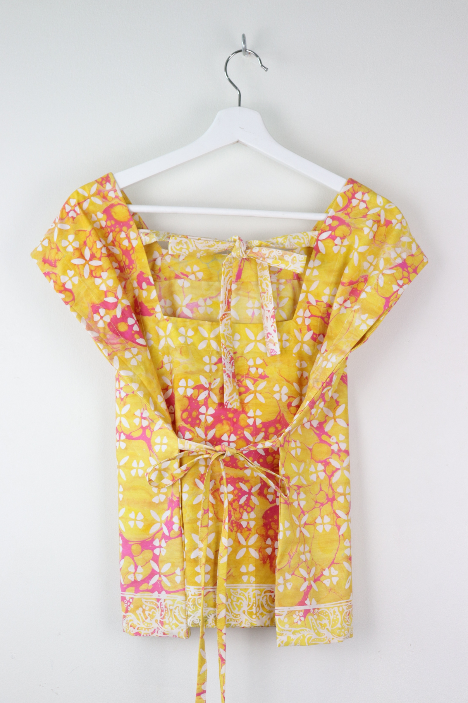 BrunchDate Boxy Batik Top - Lemonade ( Batik Terap )