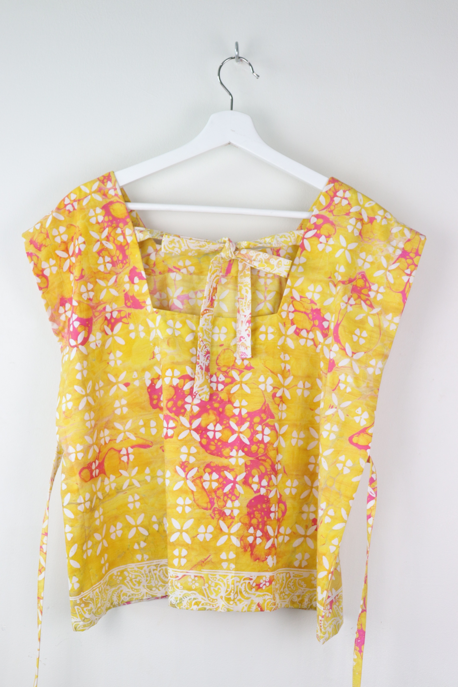 BrunchDate Boxy Batik Top - Lemonade ( Batik Terap )