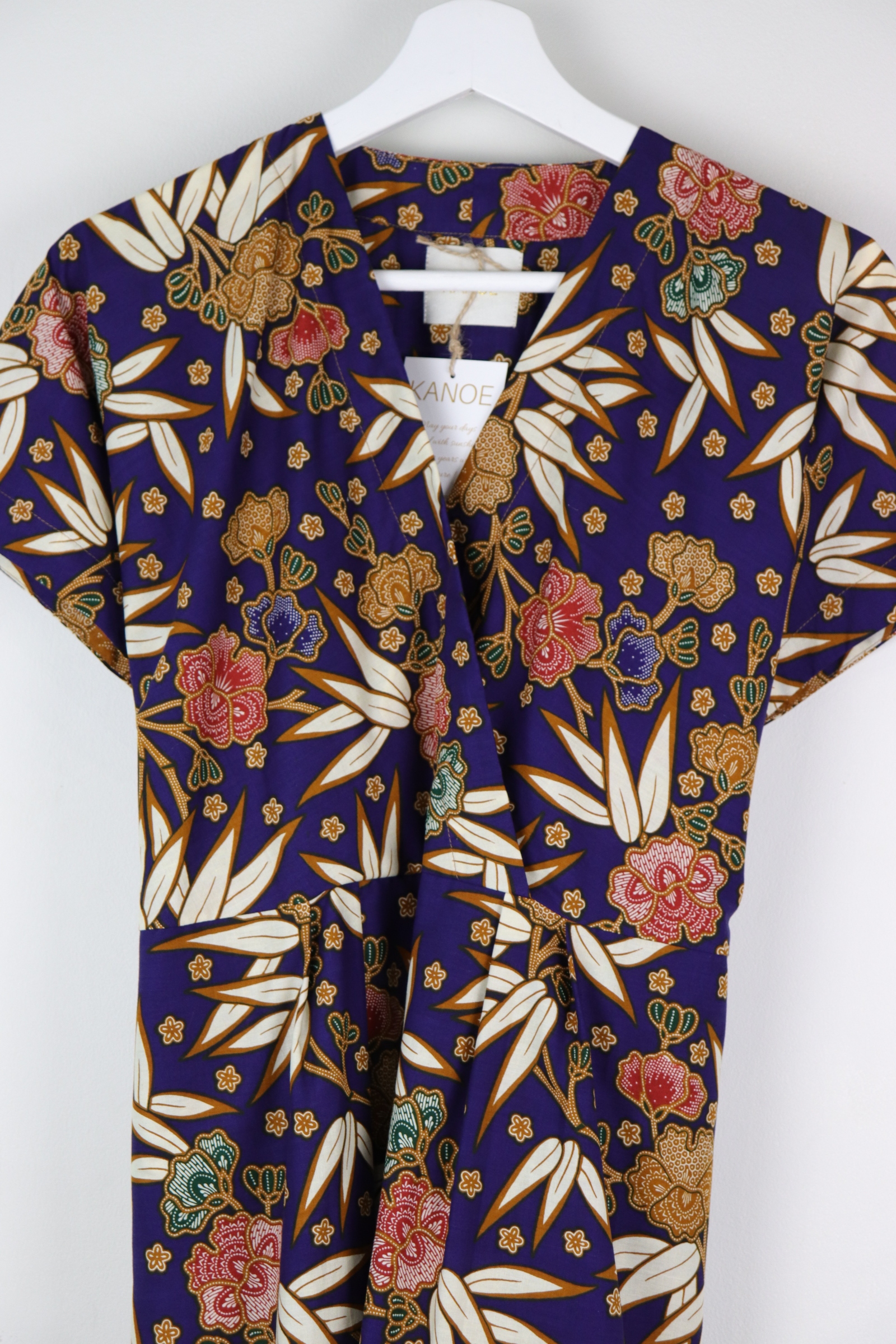 Kimono wrap dress - Julian (Blue)