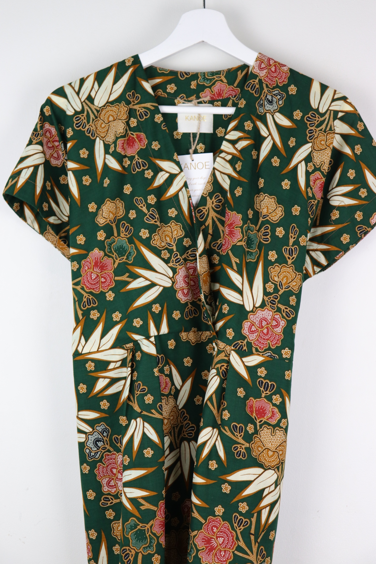 Kimono wrap dress - Julian (Green)