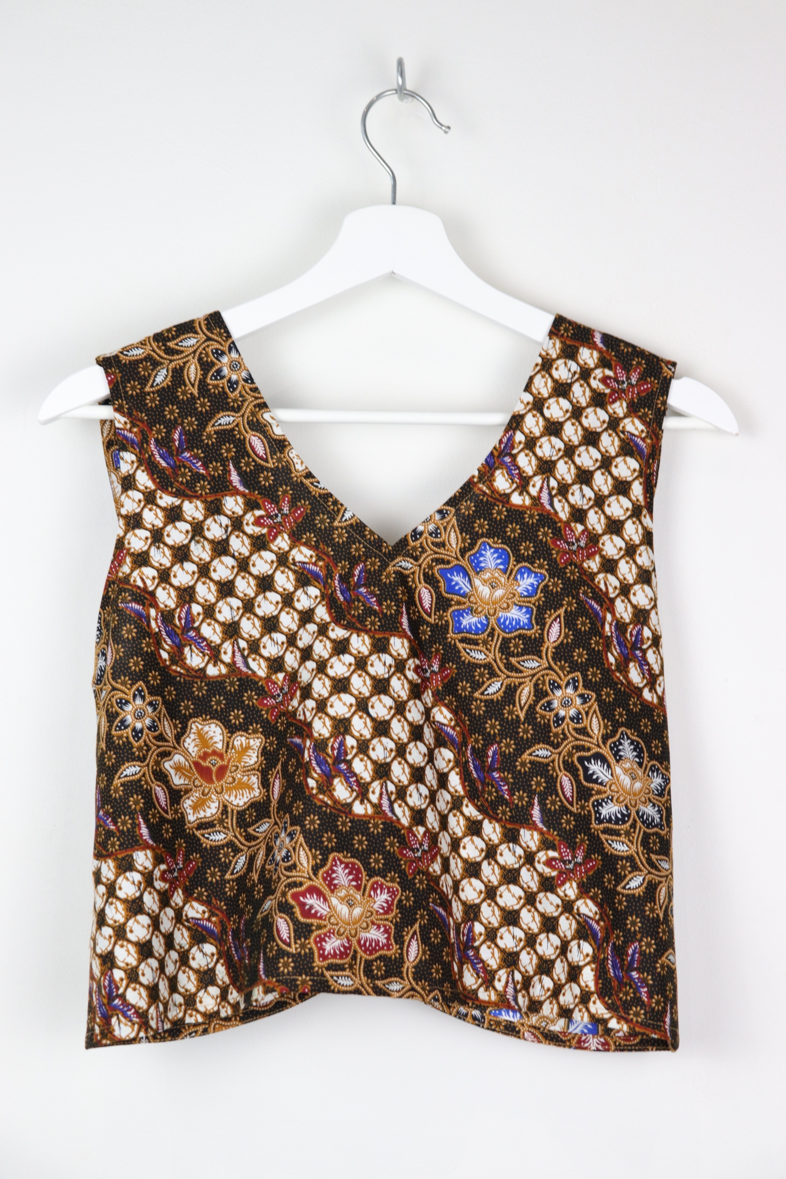 Napkin Batik Top - Macy (Black)