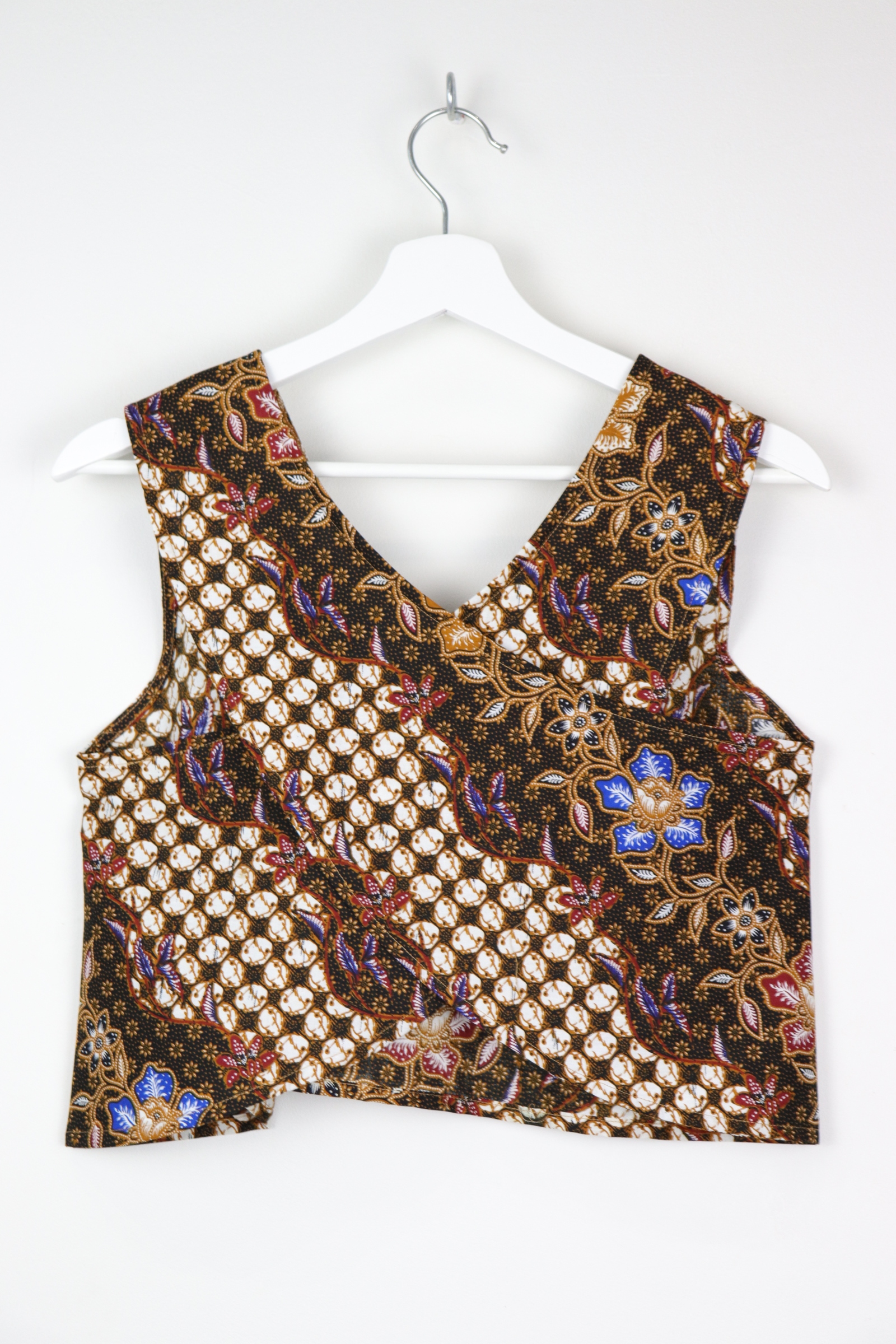 Napkin Batik Top - Macy (Black)