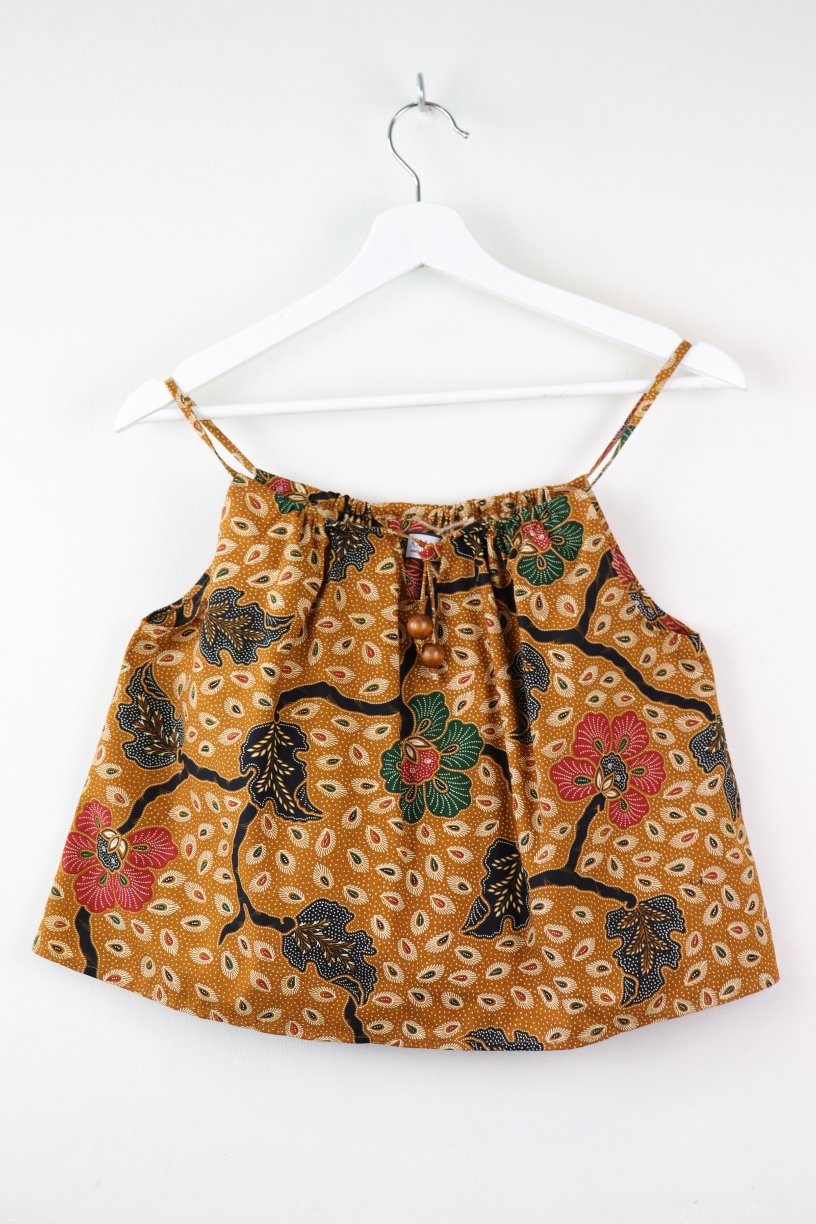 Getaway Batik Top - Feather (Black)