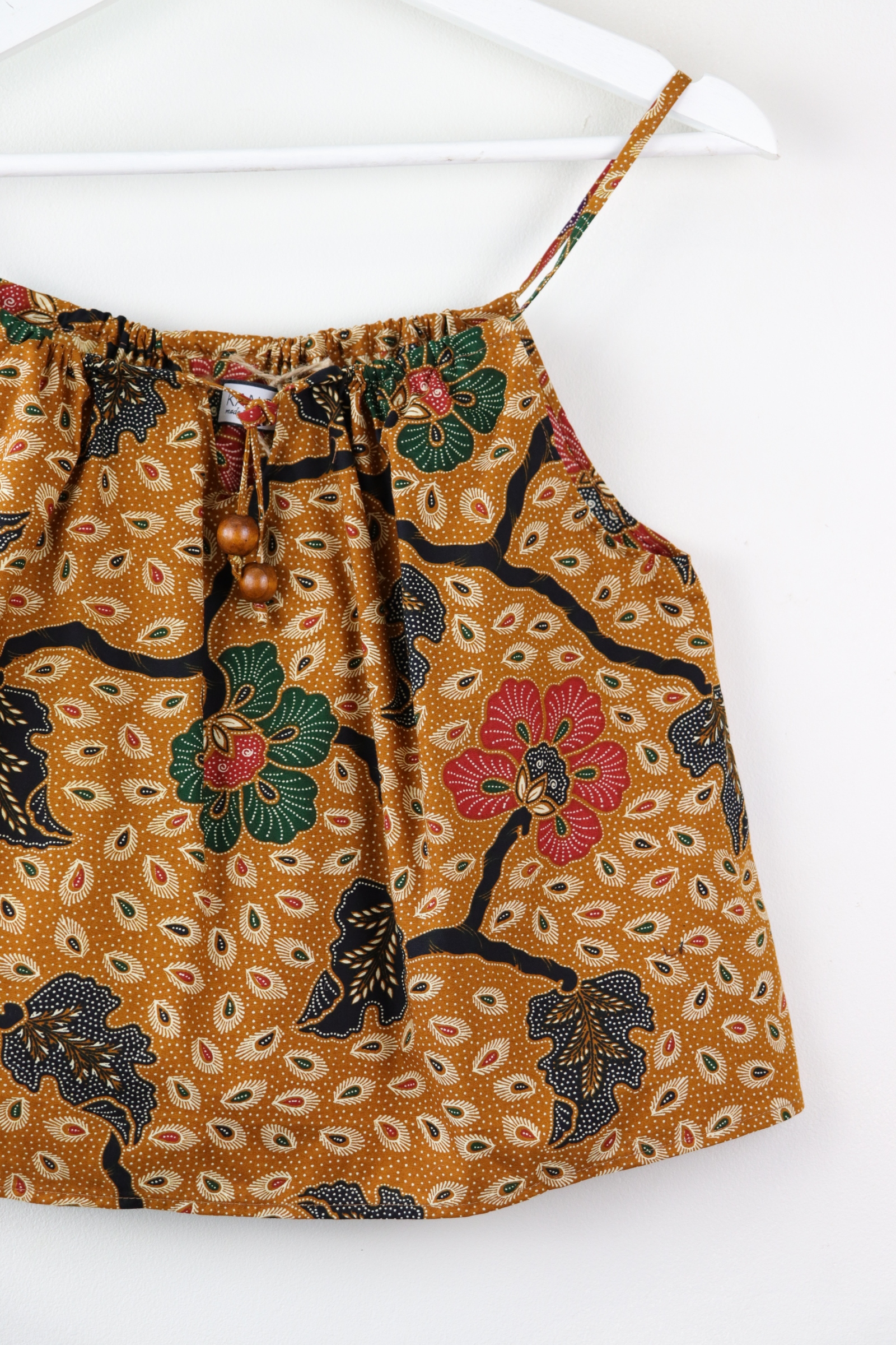 Getaway Batik Top - Feather (Black)