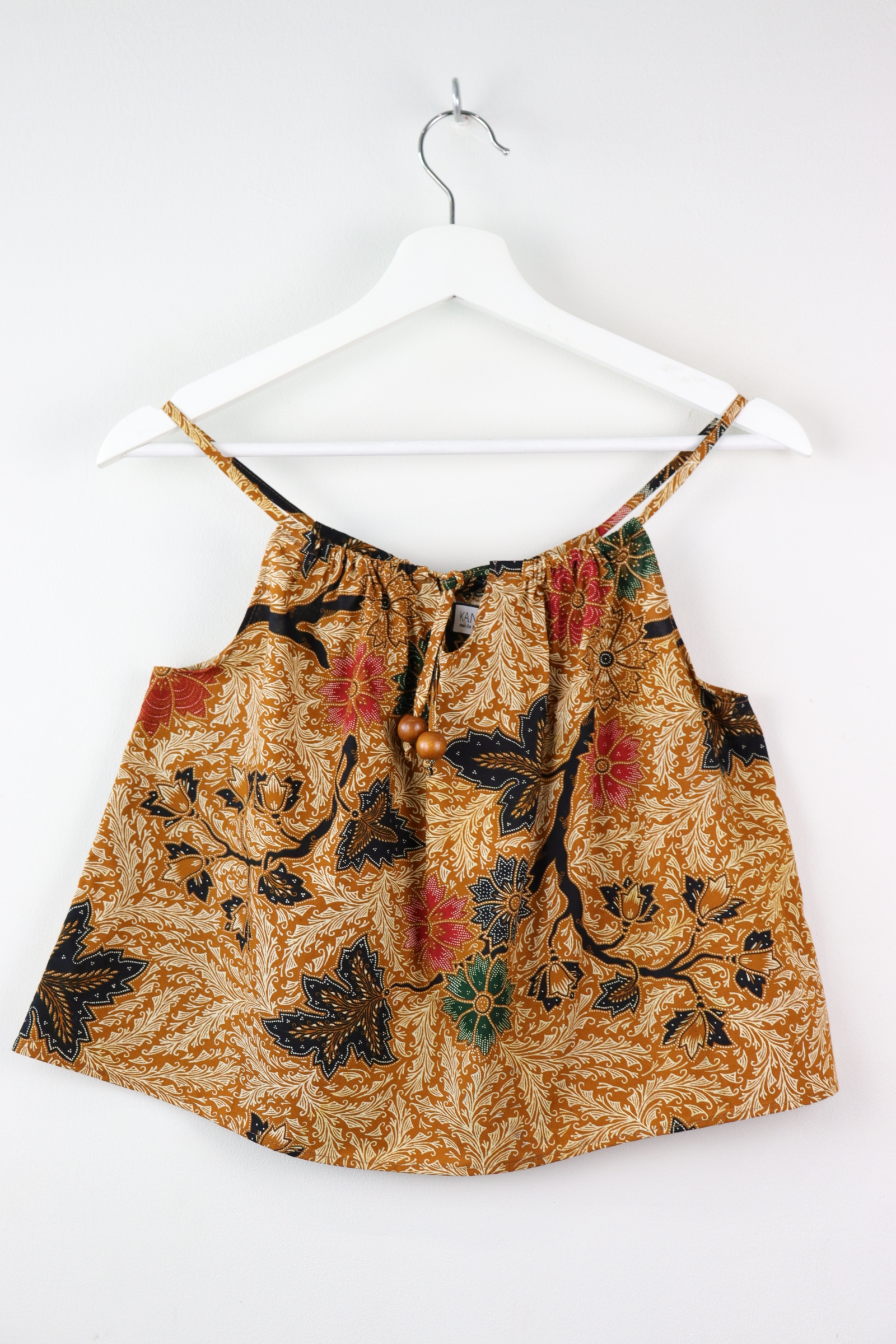 Getaway Batik Top - Maple (Black)