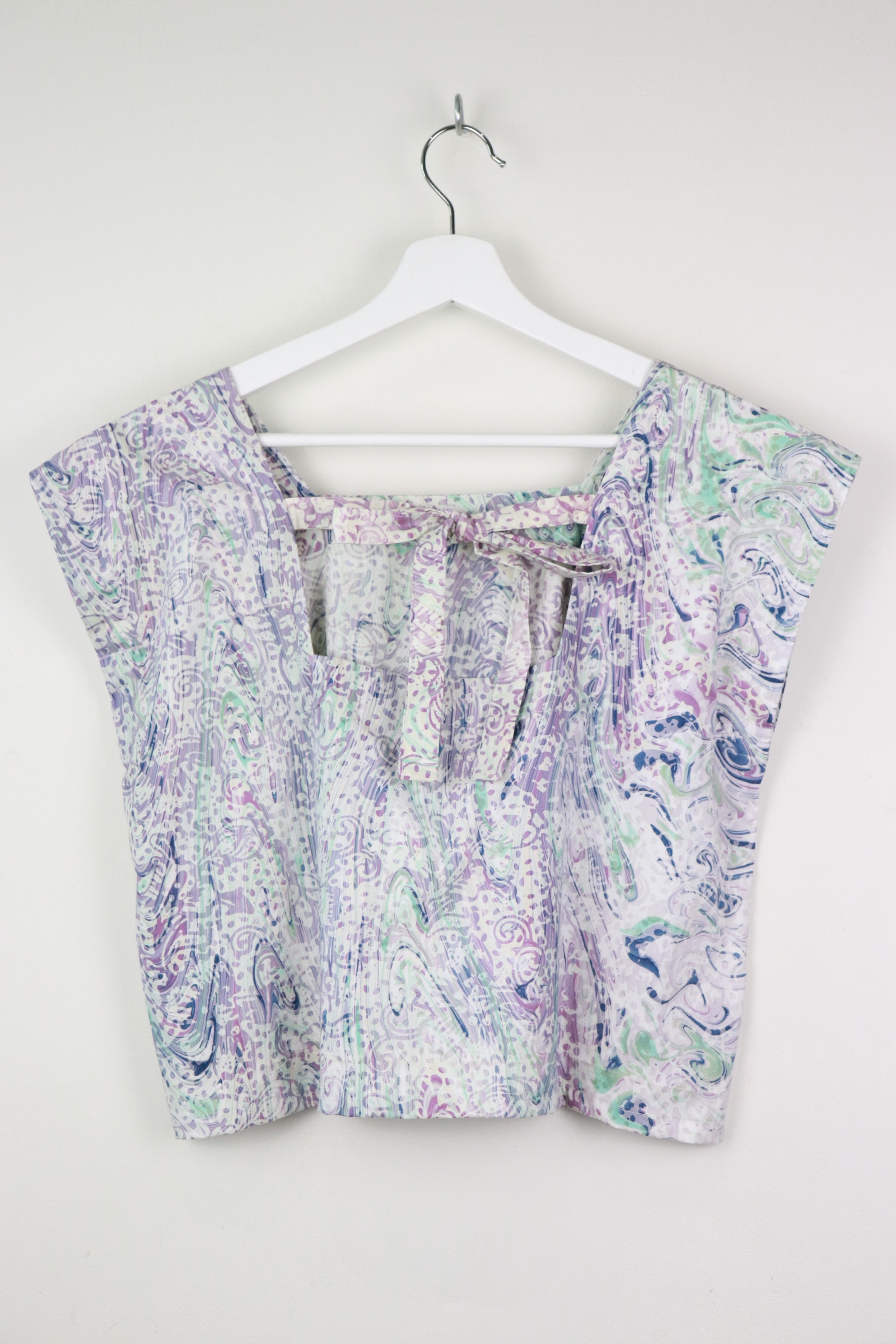 GroceryDate Batik Top - Minty ( Handmade Batik Terap )