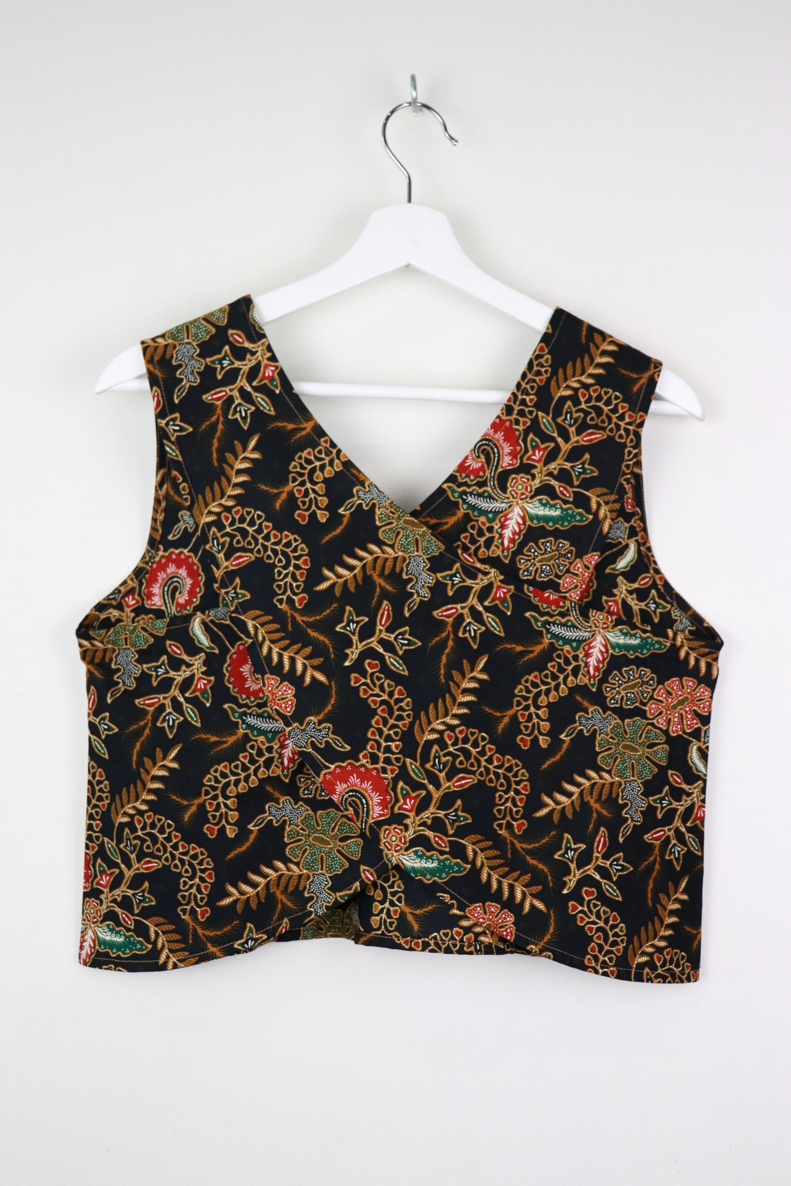 Napkin Batik Top - Geneva (Black)