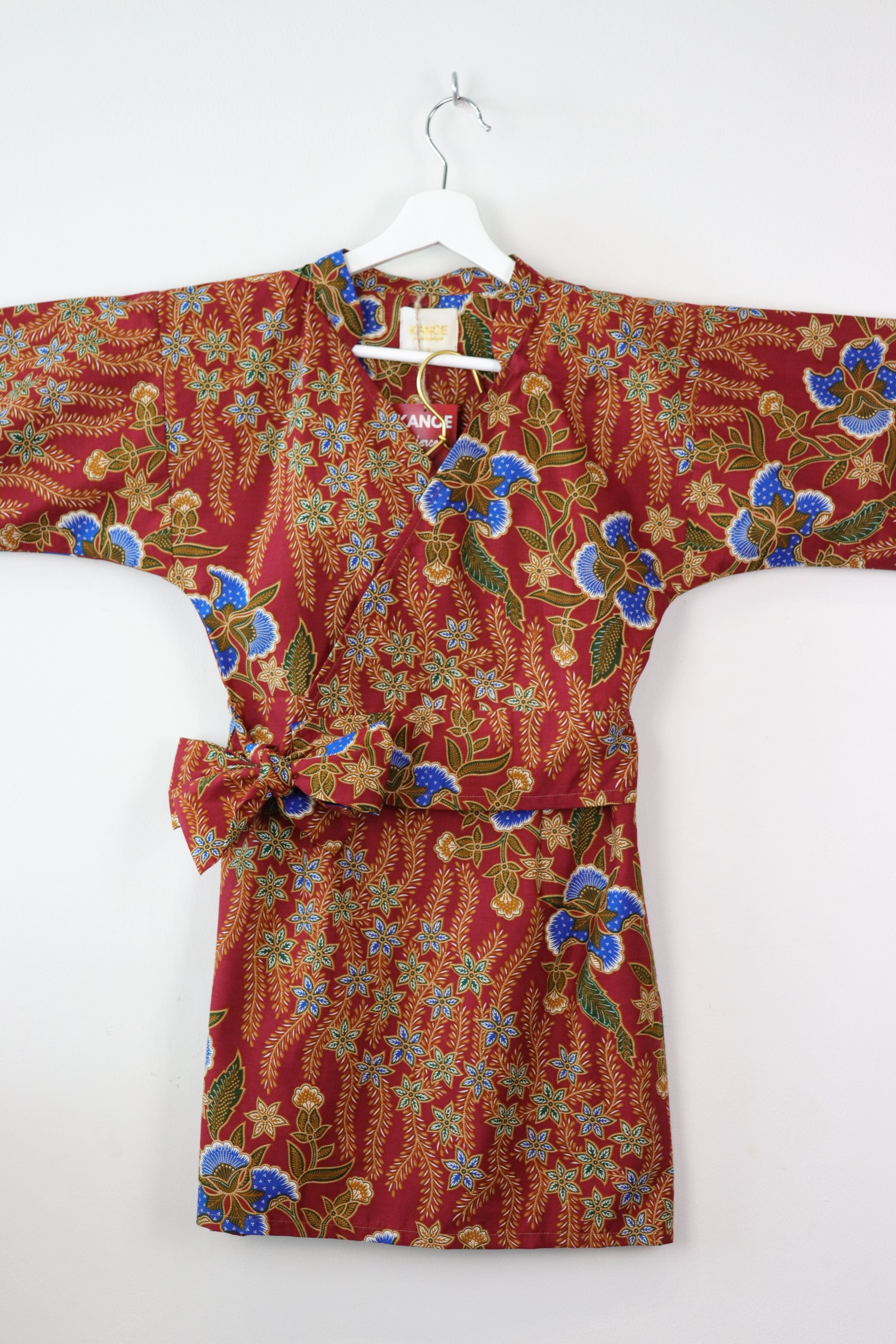 Kimono Wrap Matching Set - Marni Maroon (S/M/L/XL)