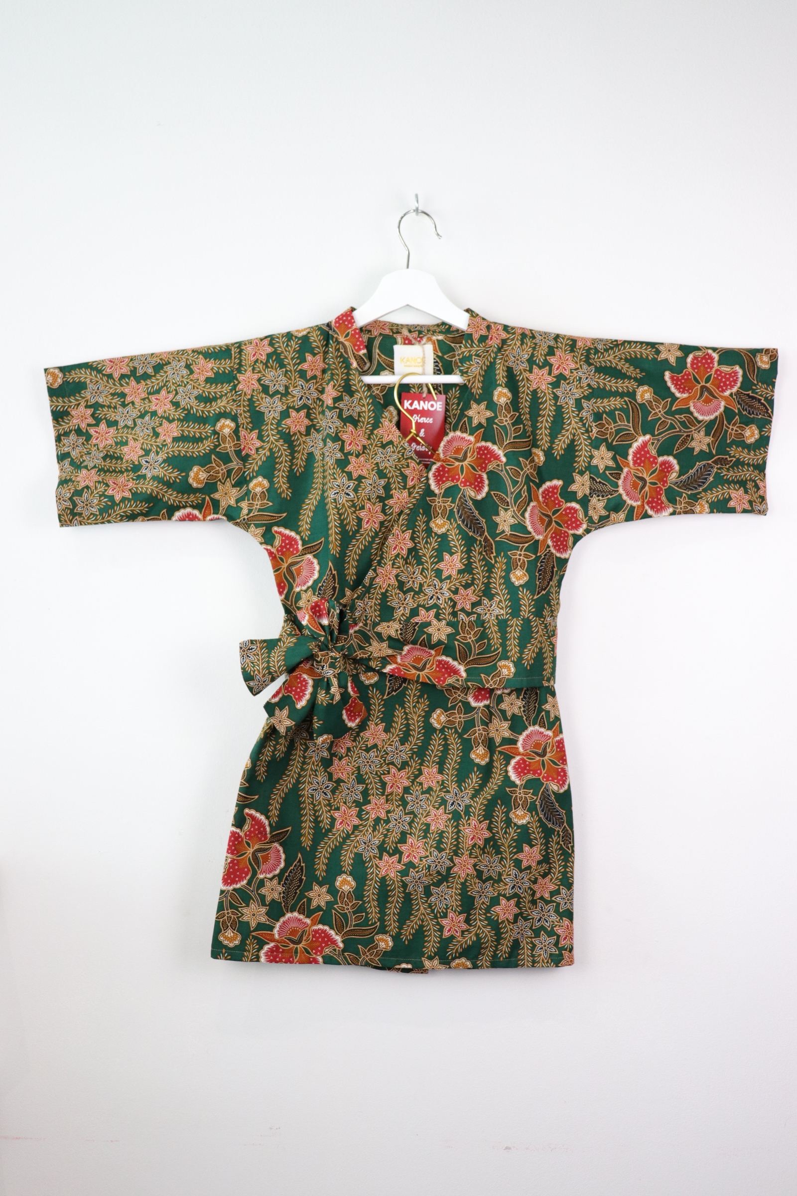 Kimono Wrap Matching Set - Marni Verde (S/M/L/XL)