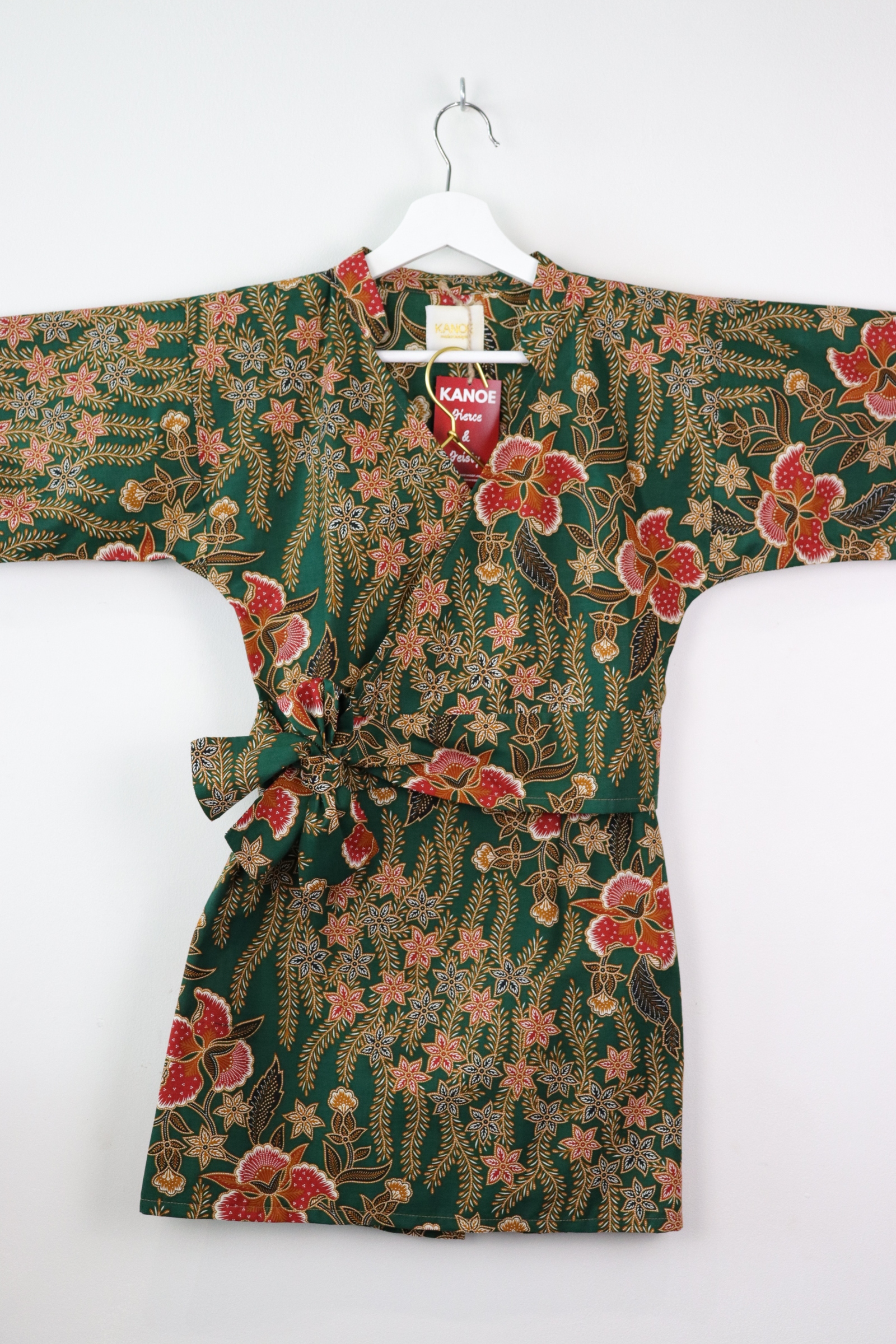 Kimono Wrap Matching Set - Marni Verde (S/M/L/XL)