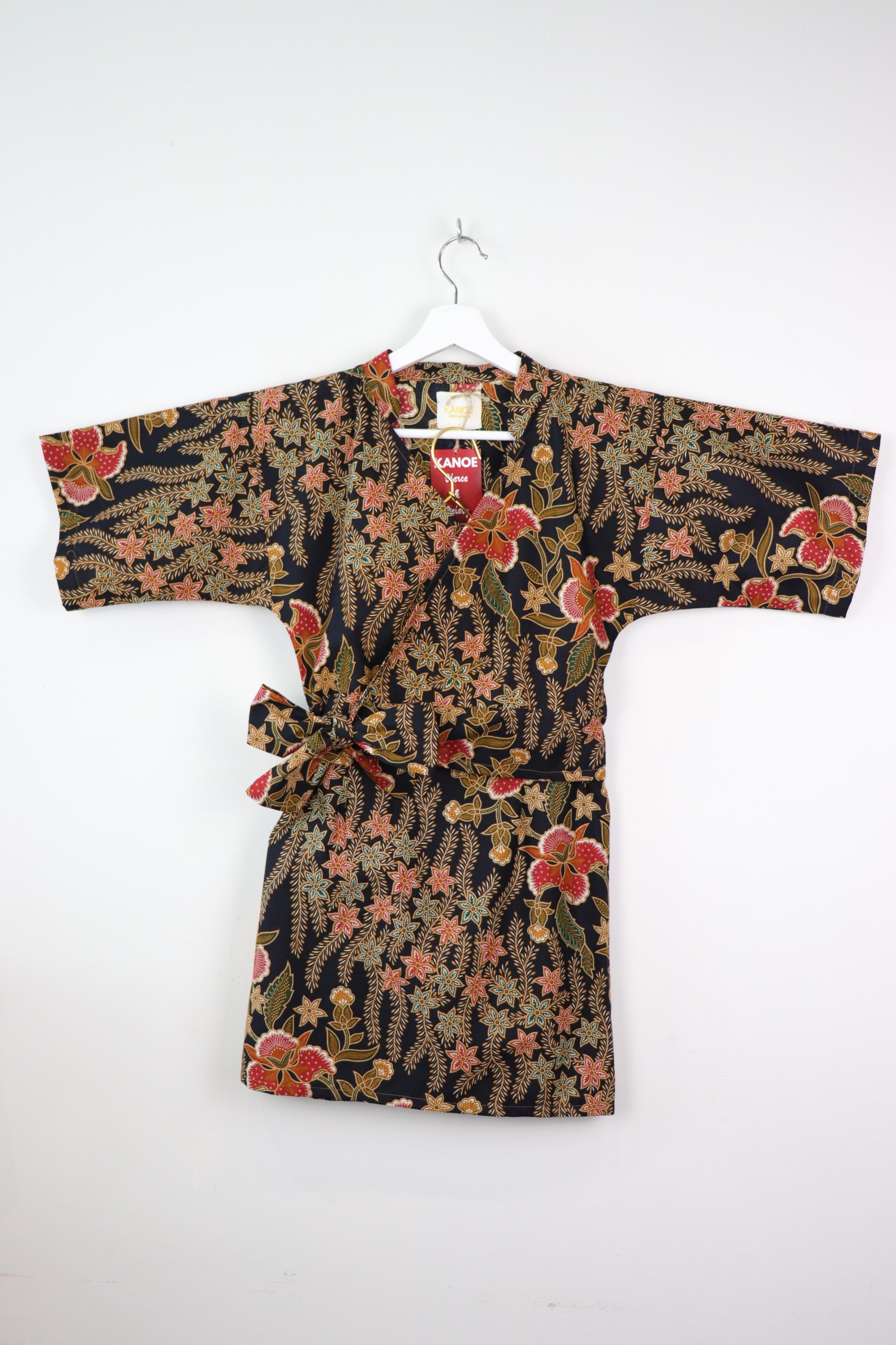 Kimono Wrap Matching Set - Marni Black (S/M/L/XL)