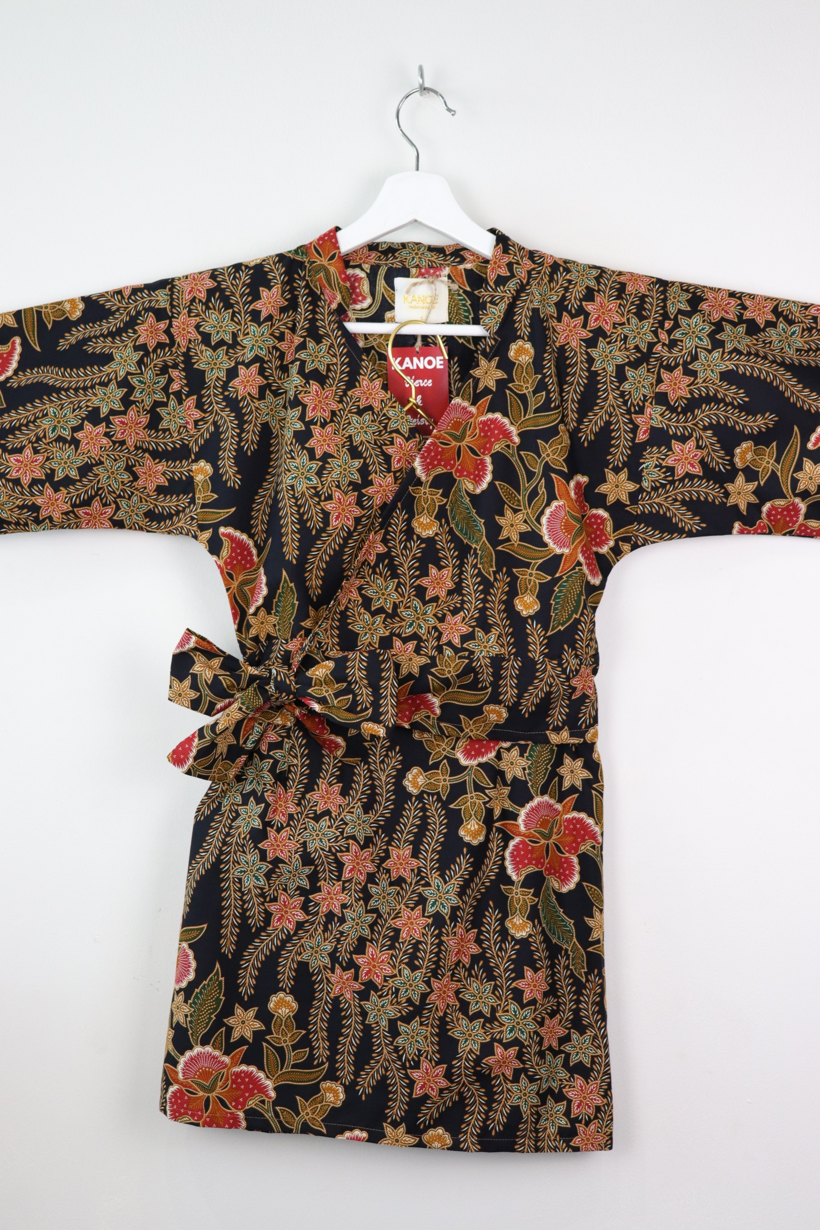 Kimono Wrap Matching Set - Marni Black (S/M/L/XL)