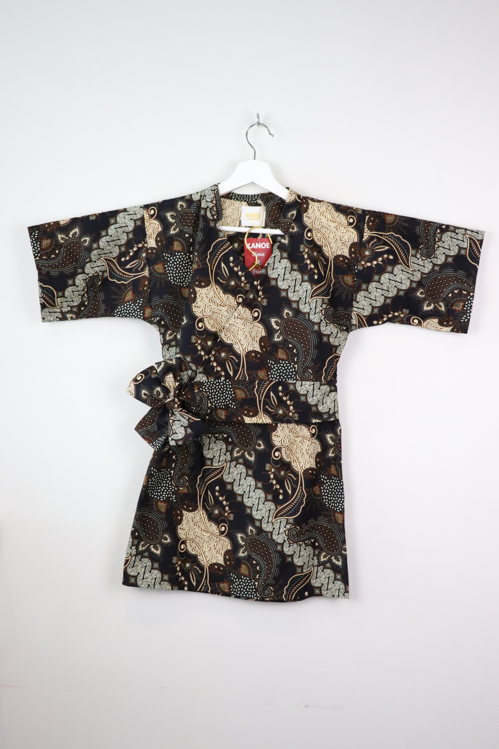 Kimono Wrap Matching Set - Meow (S/M)