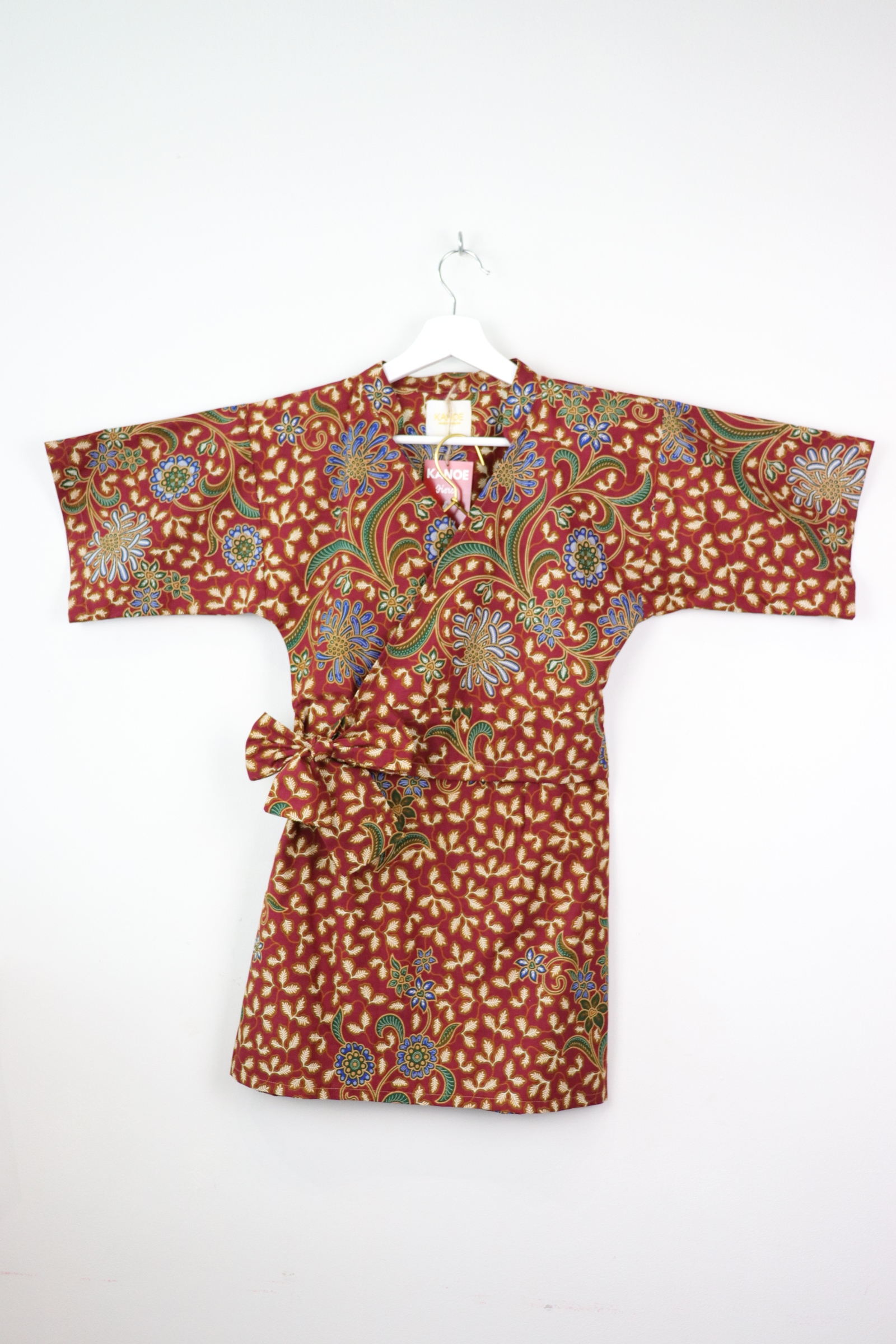 Kimono Wrap Matching Set - Ralph Red (S/M/L/XL)