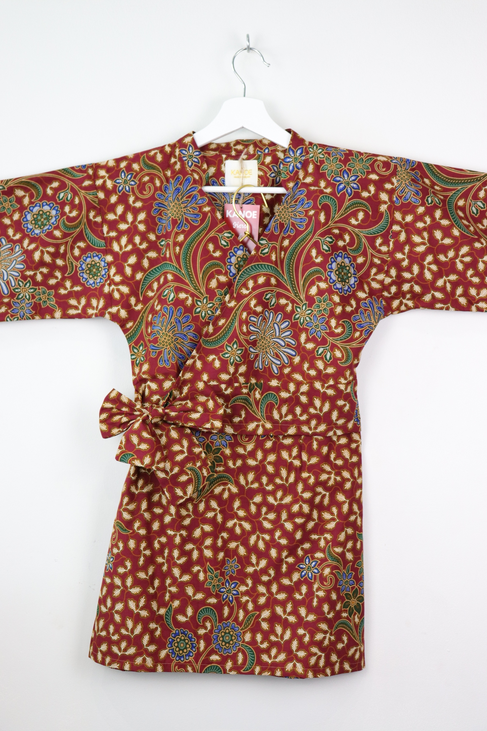 Kimono Wrap Matching Set - Ralph Red (S/M/L/XL)