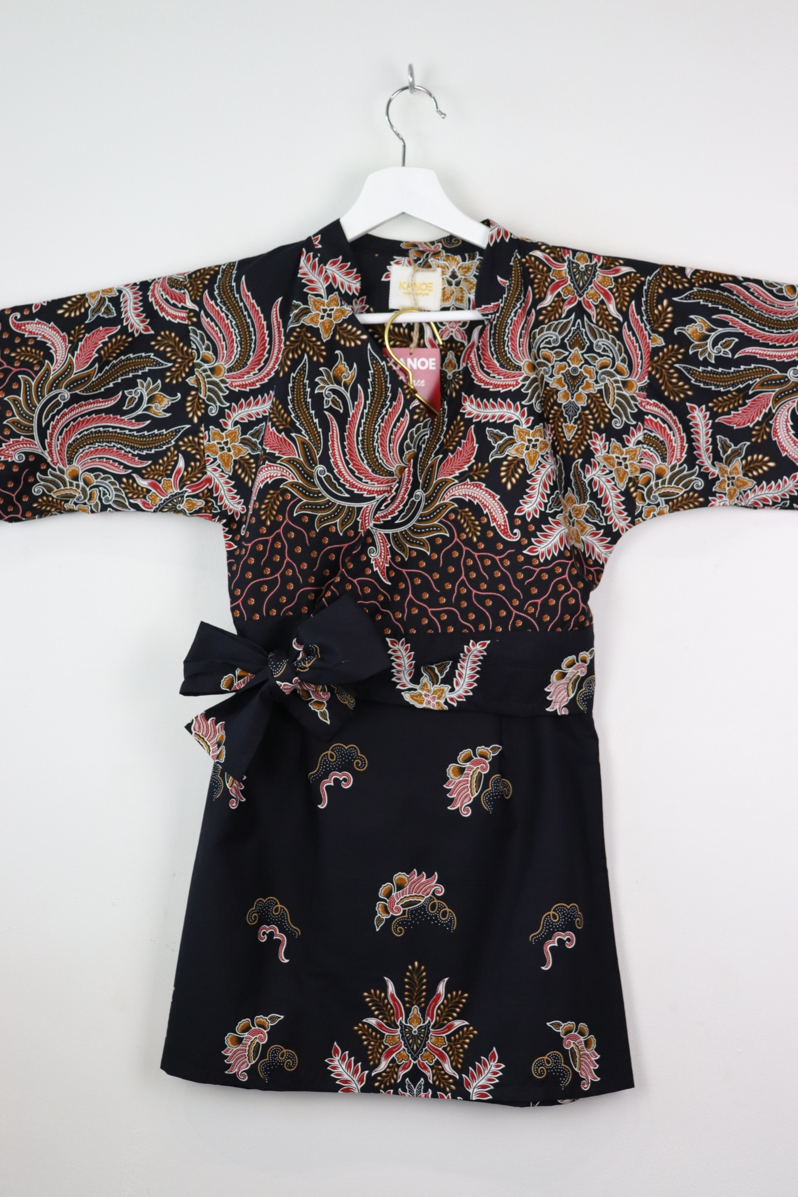 Kimono Wrap Matching Set - Phoenix Flames (S/M)