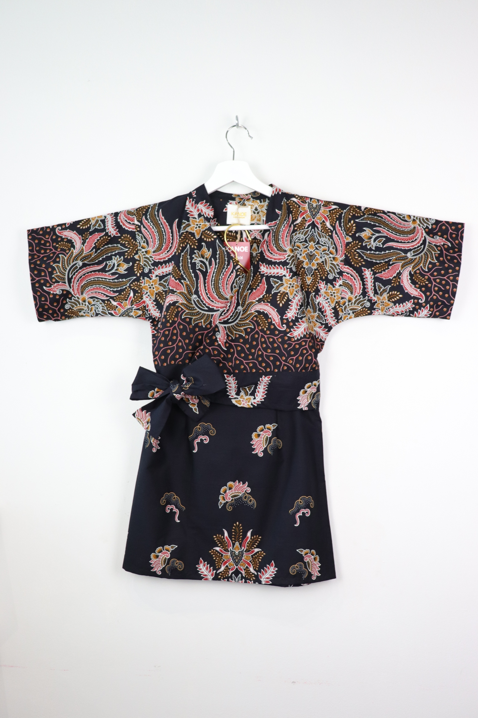 Kimono Wrap Matching Set - Phoenix Flames (S/M)