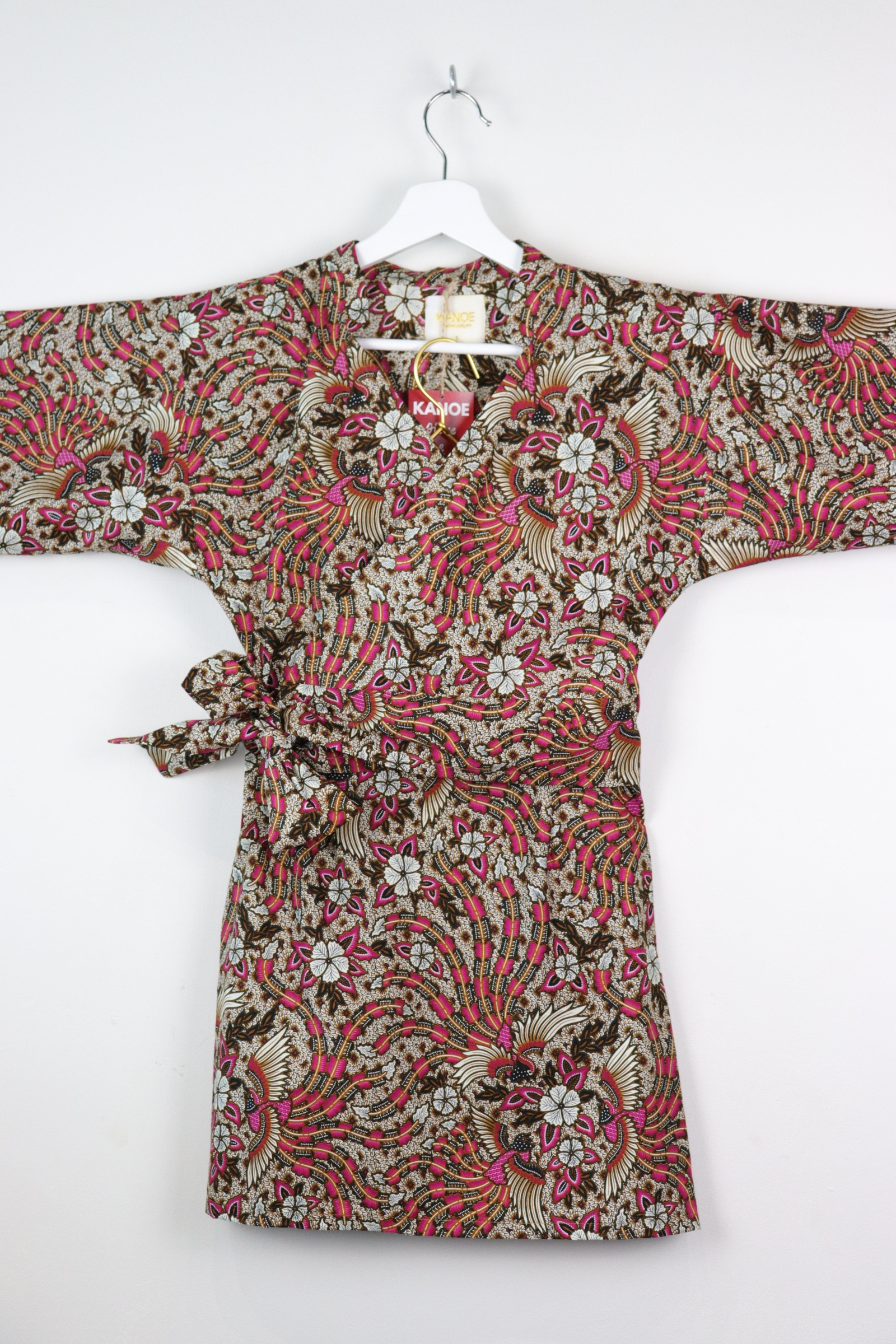 Kimono Wrap Matching Set - Oui Oui Pink (S/M)