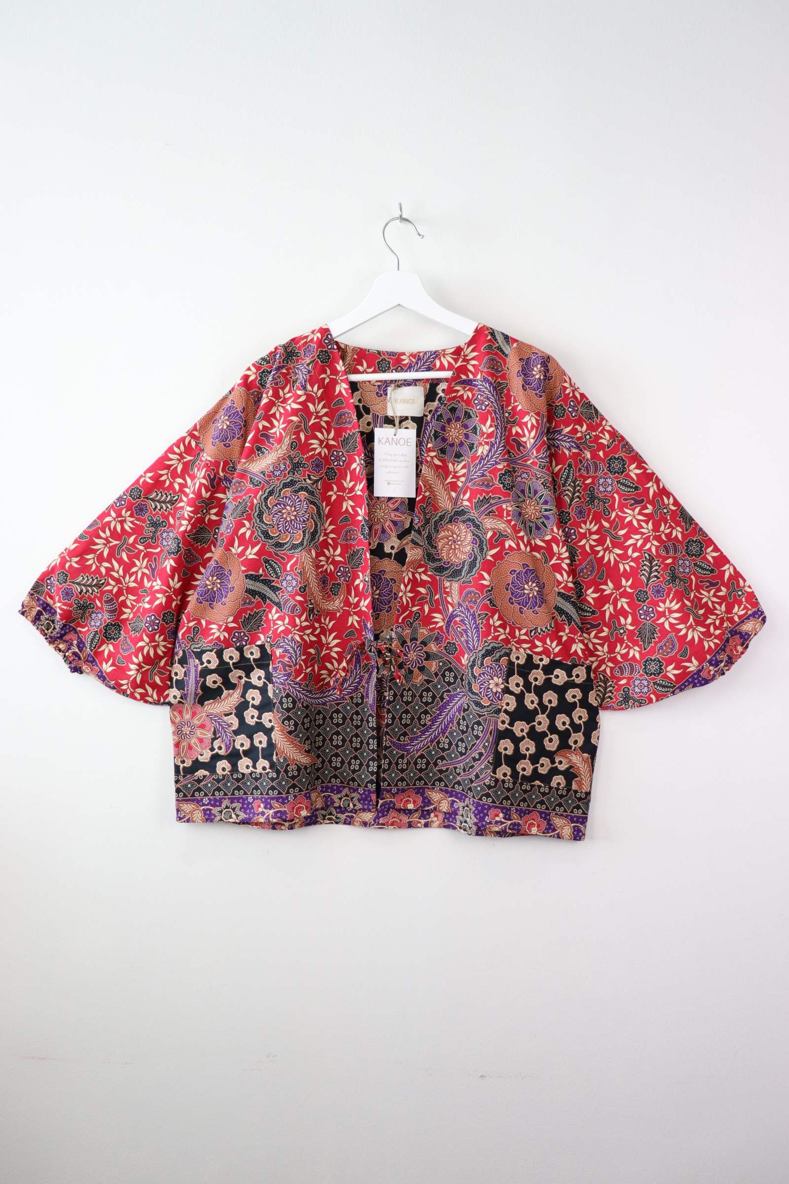 Batik Kimono Signature - Bambu Cherry