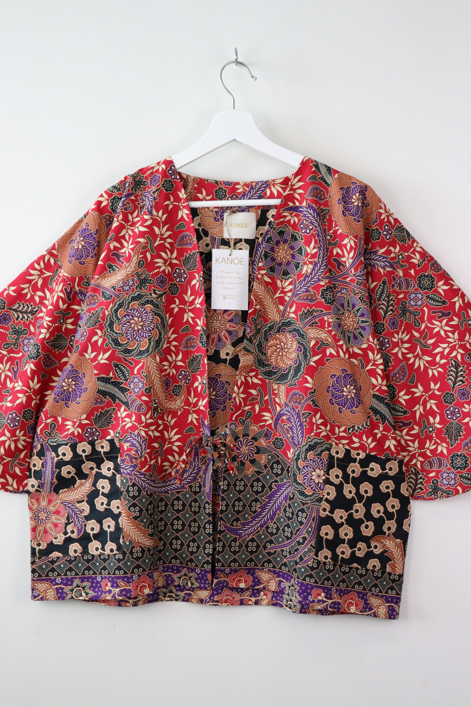 Batik Kimono Signature - Bambu Cherry