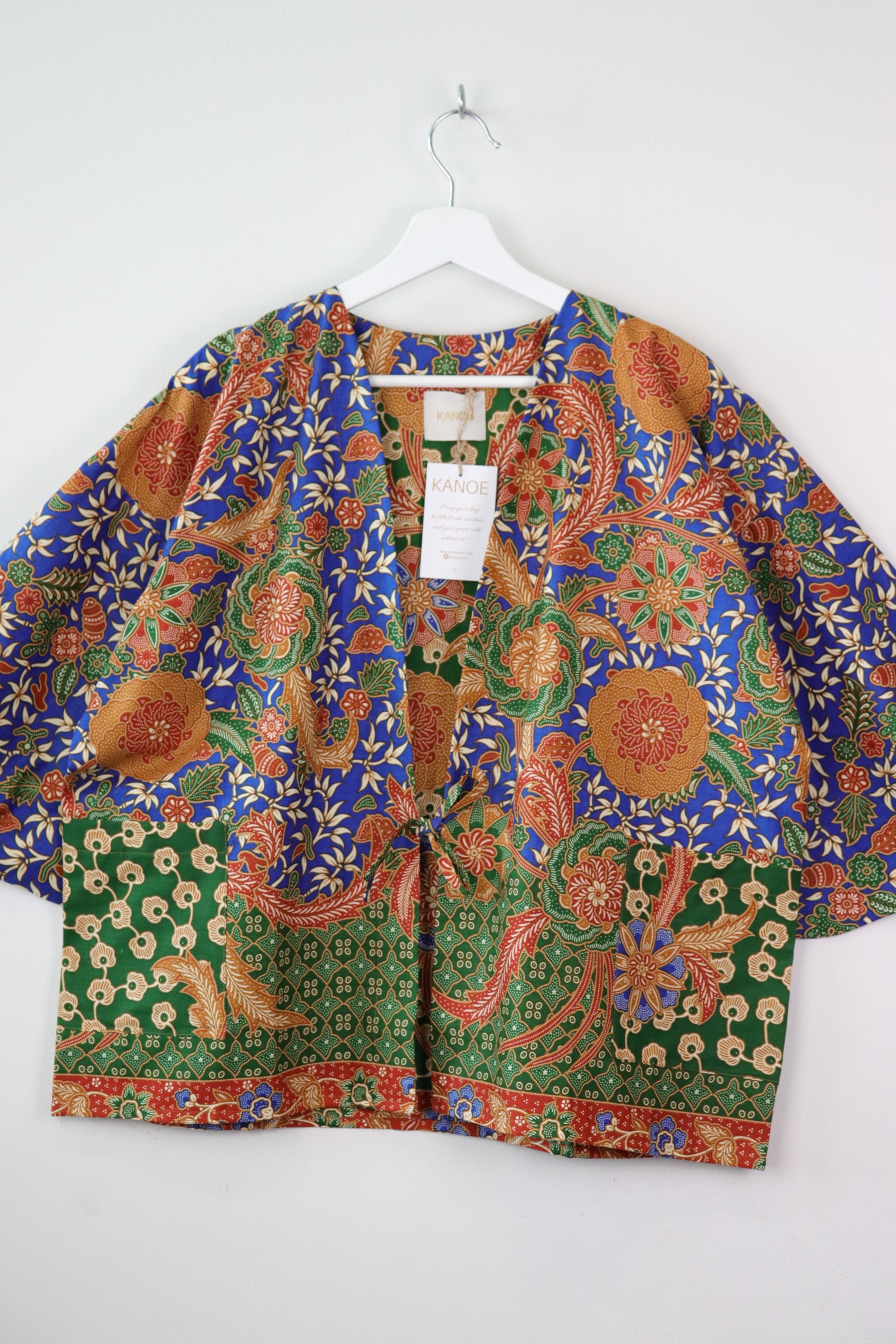 Batik Kimono Signature - Bambu Blueberry