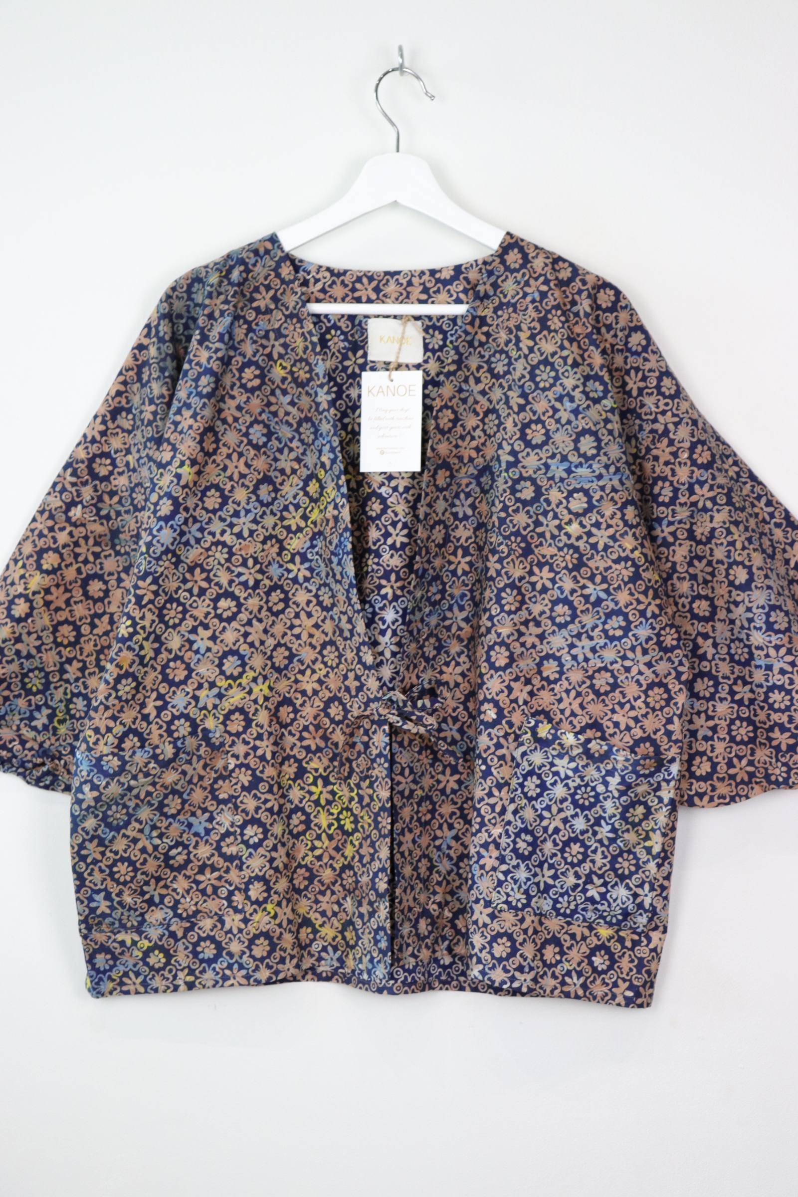 Batik Kimono Signature - Deep Ocean