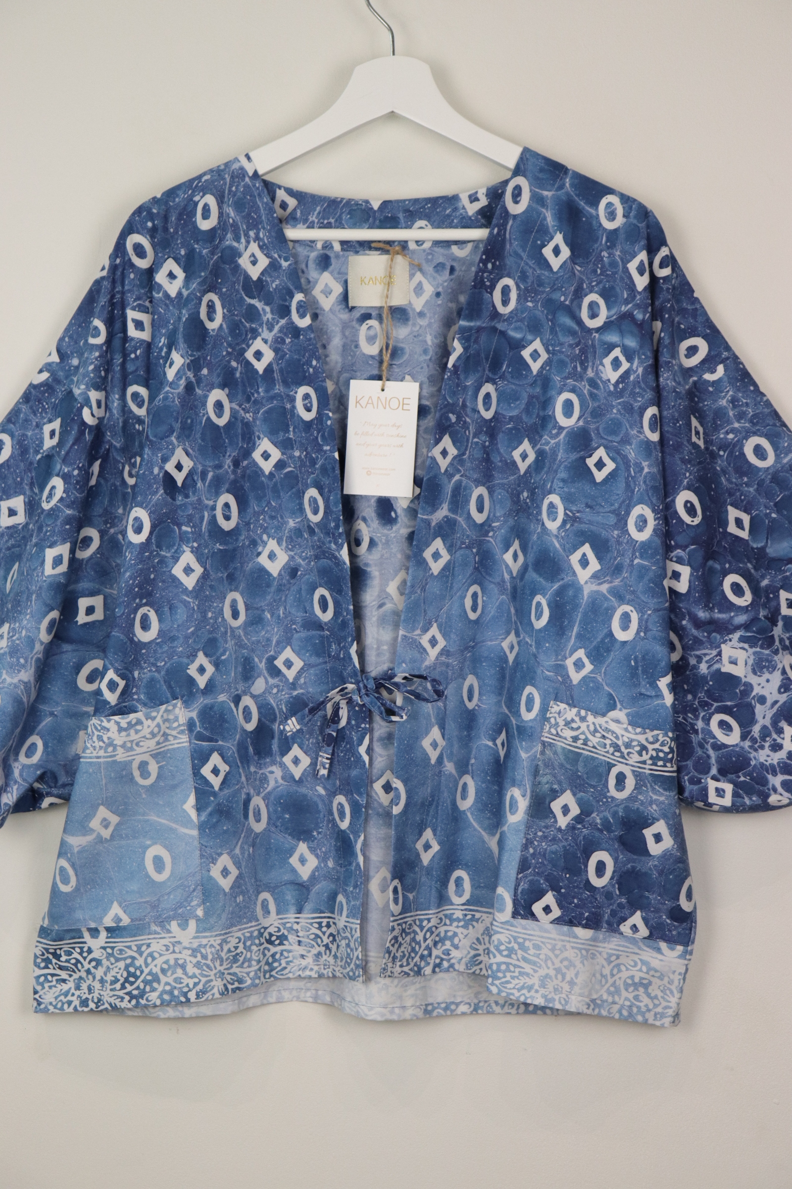 Batik Kimono Signature - Sapphire Blue
