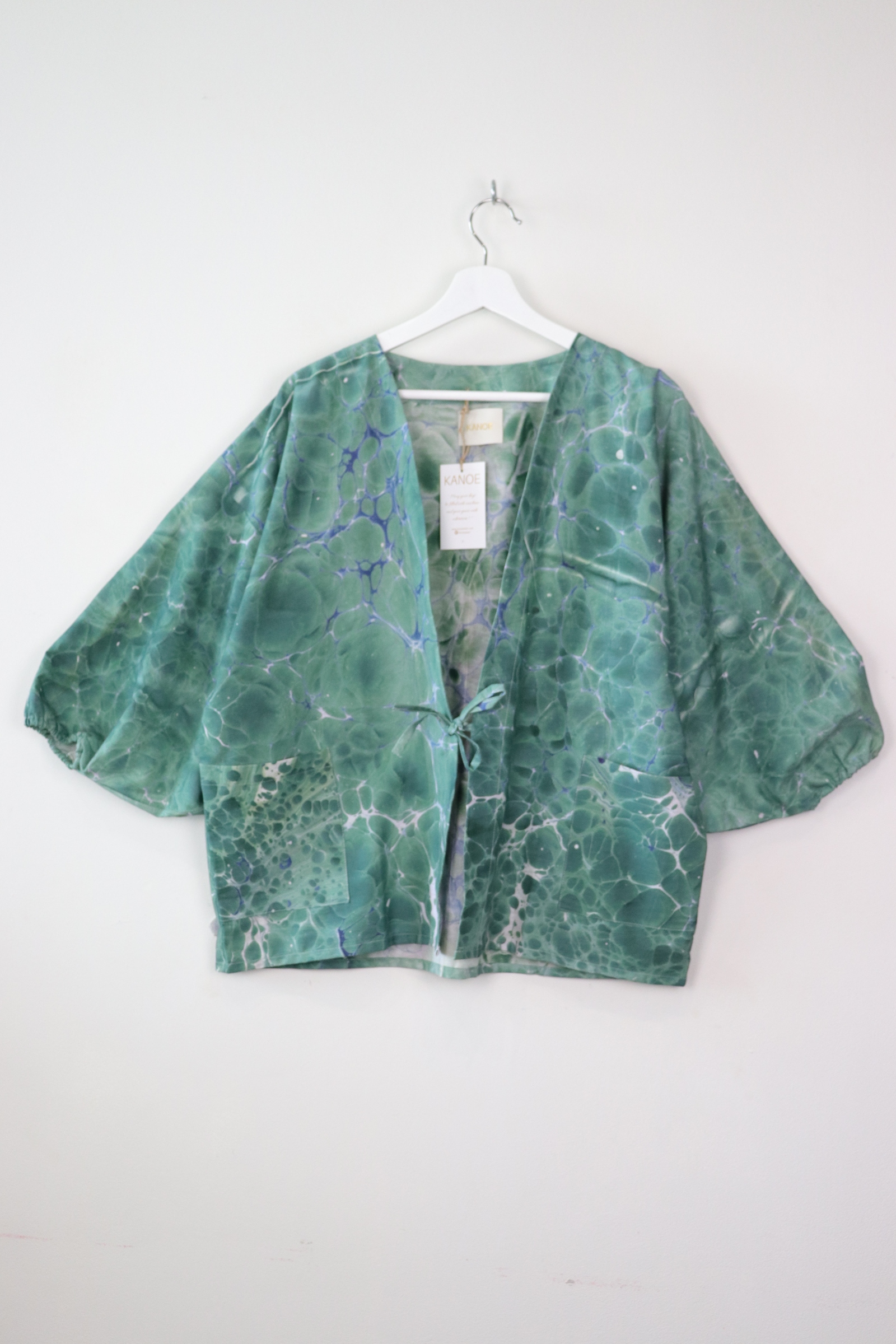 Batik Kimono Signature - Opal Green