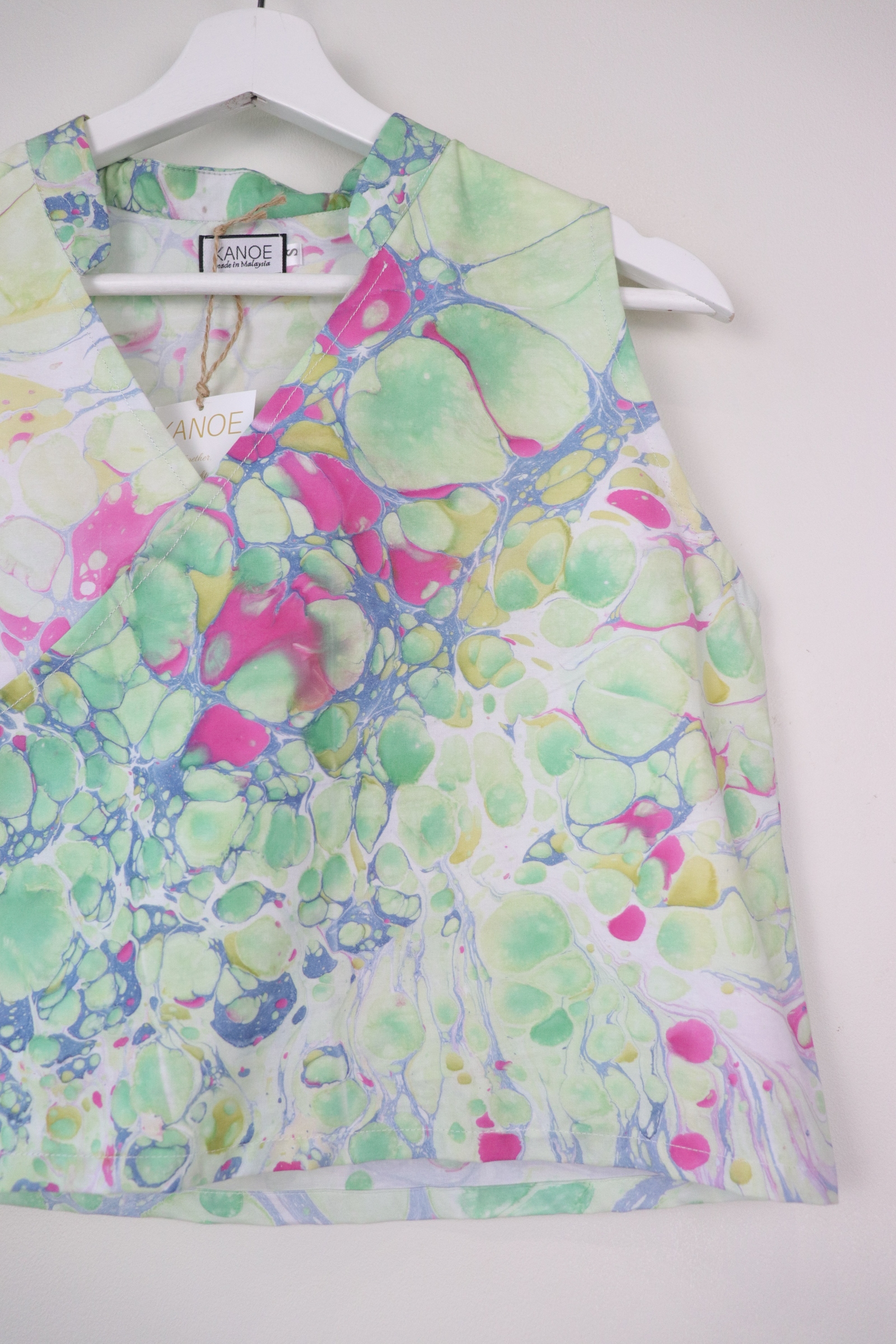 Handmade SamFu Mini Top ( S-M ) - Fairy Green