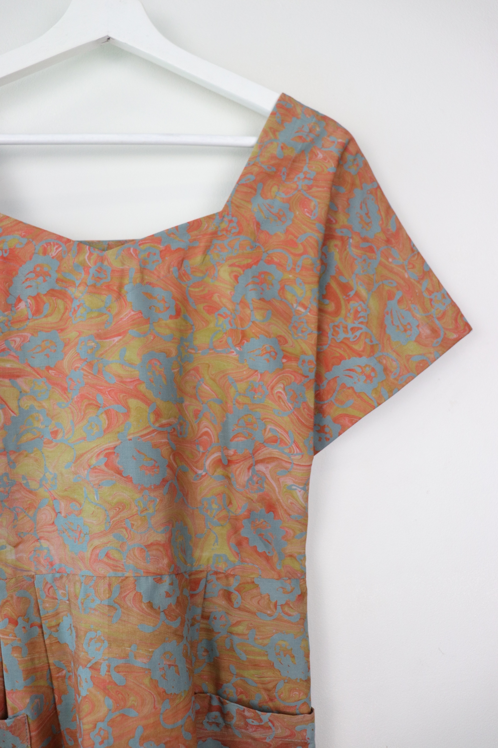 Sweetheart Dress - Grapefruit [HandMade Batik]