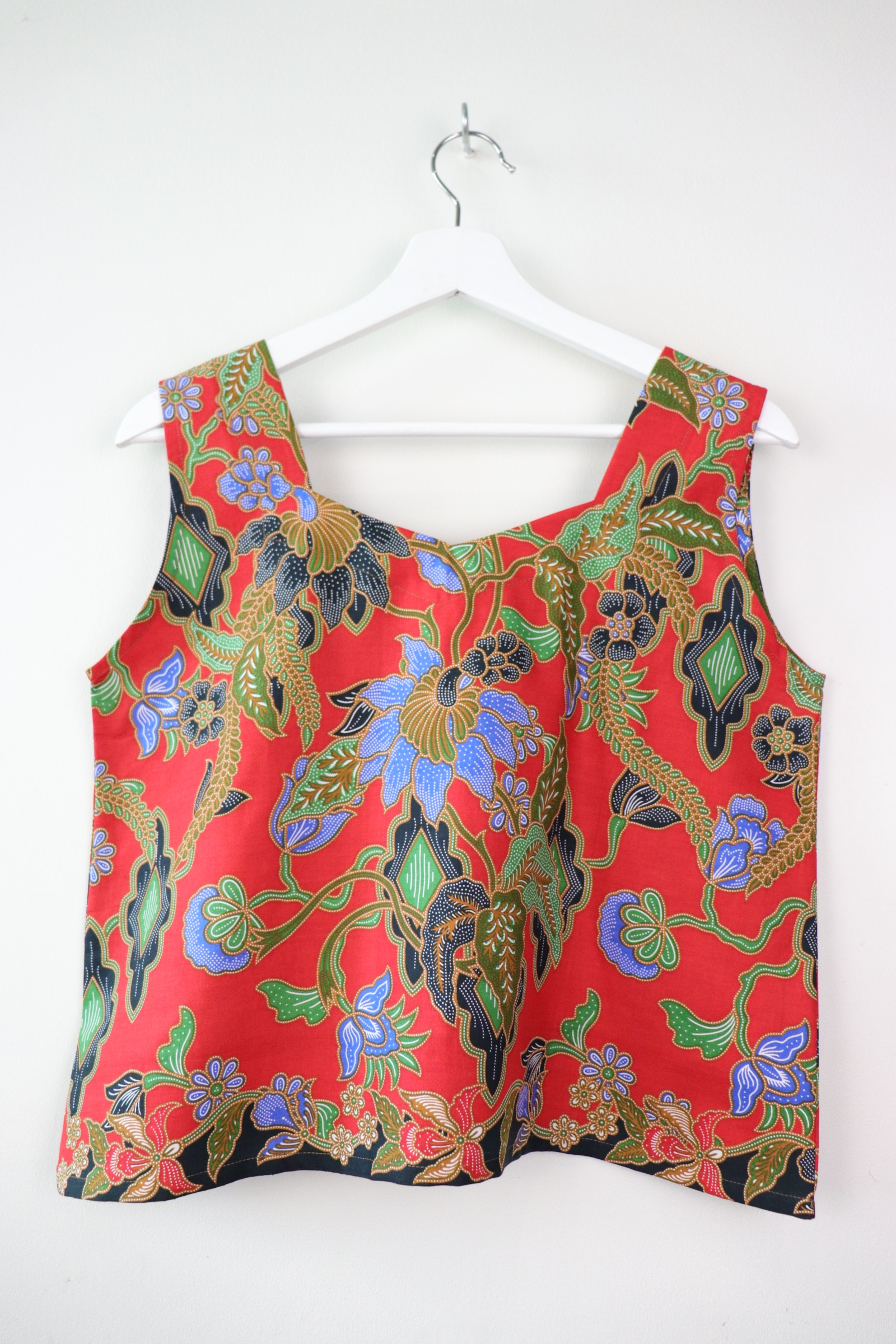 Sweetheart Batik Top - Callie