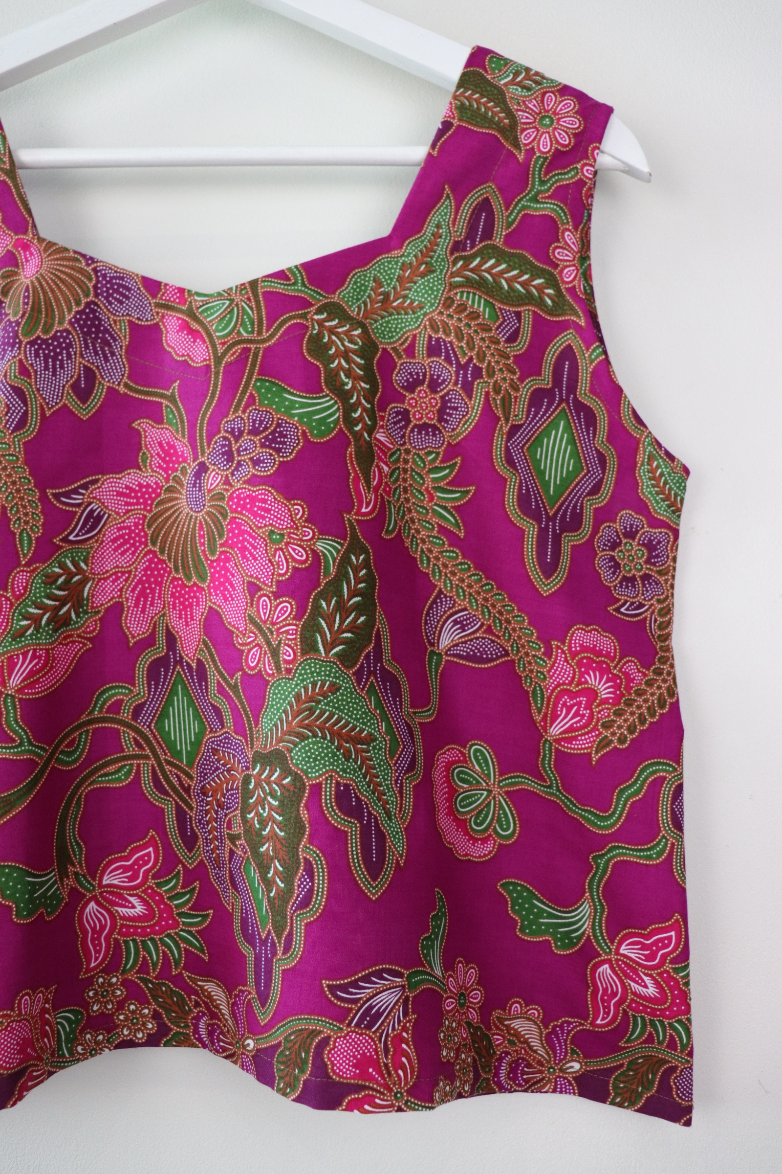 Sweetheart Batik Top - Margot