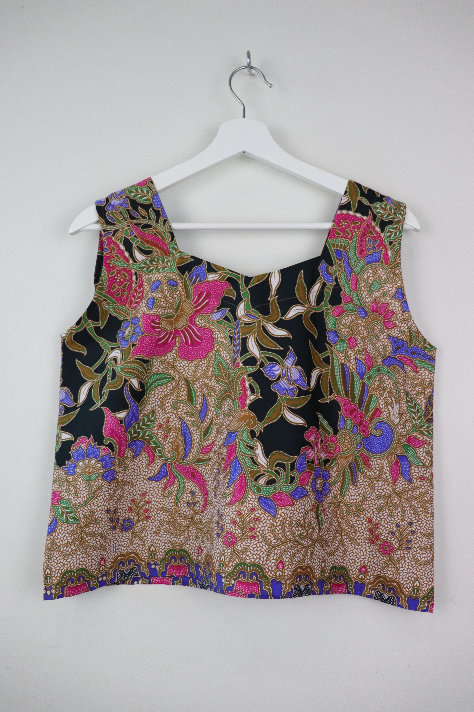 Sweetheart Batik Top - Midnight Escape