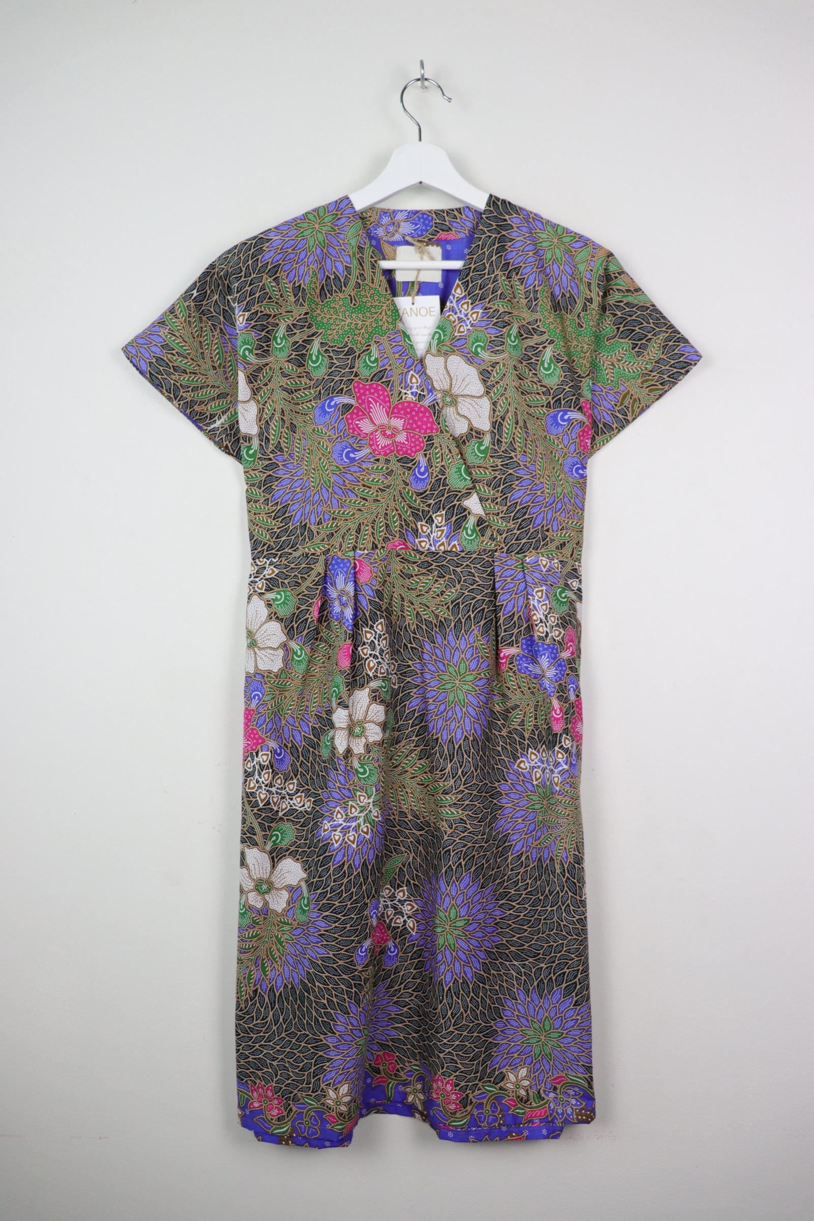 Kimono wrap dress - Kurohana