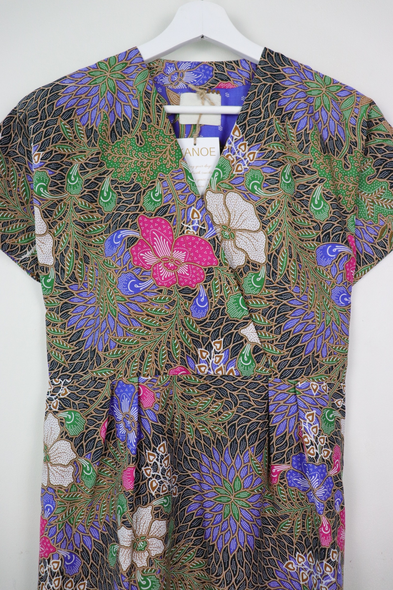 Kimono wrap dress - Kurohana