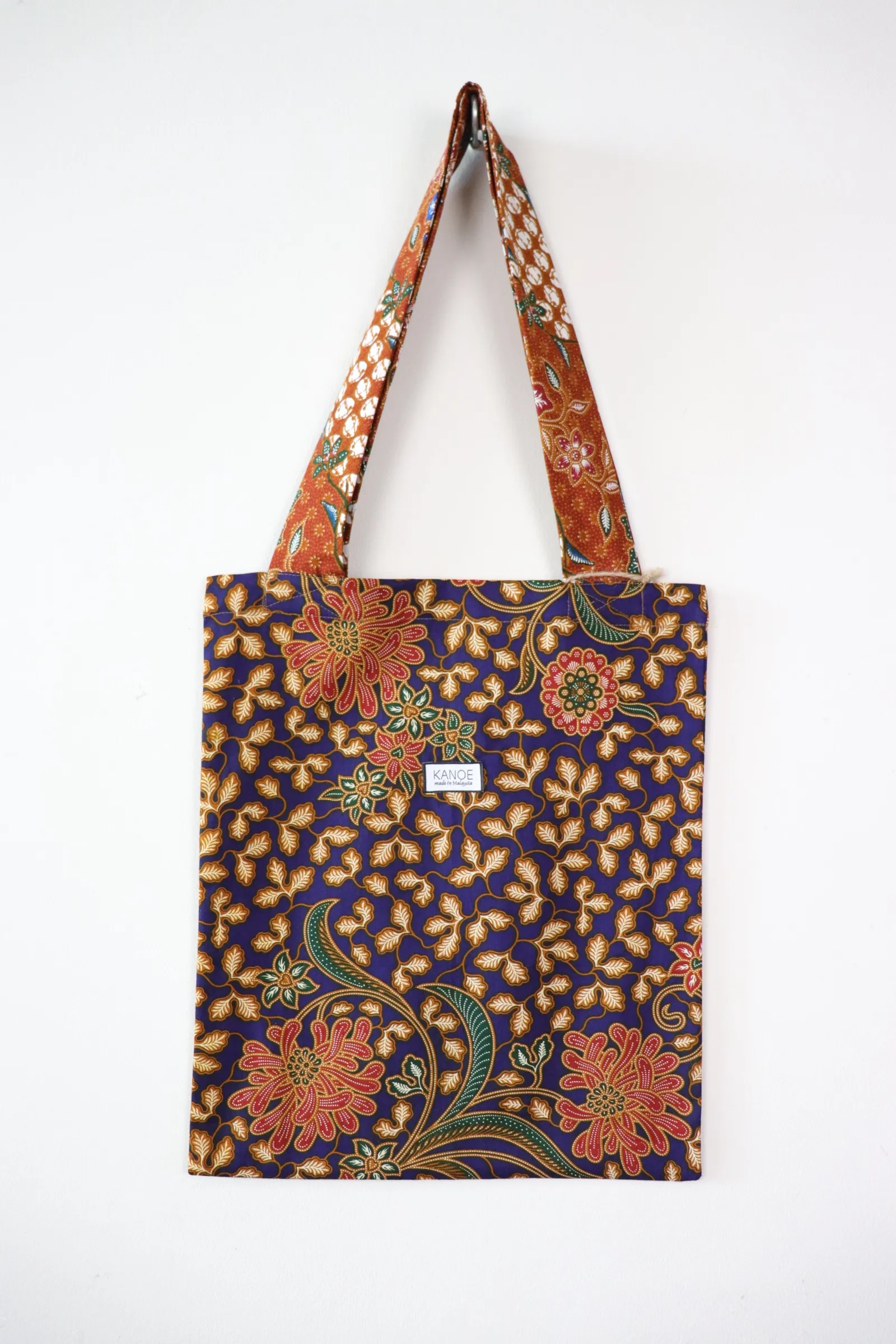 Batik Tote Bag (M) - Ivy Blue