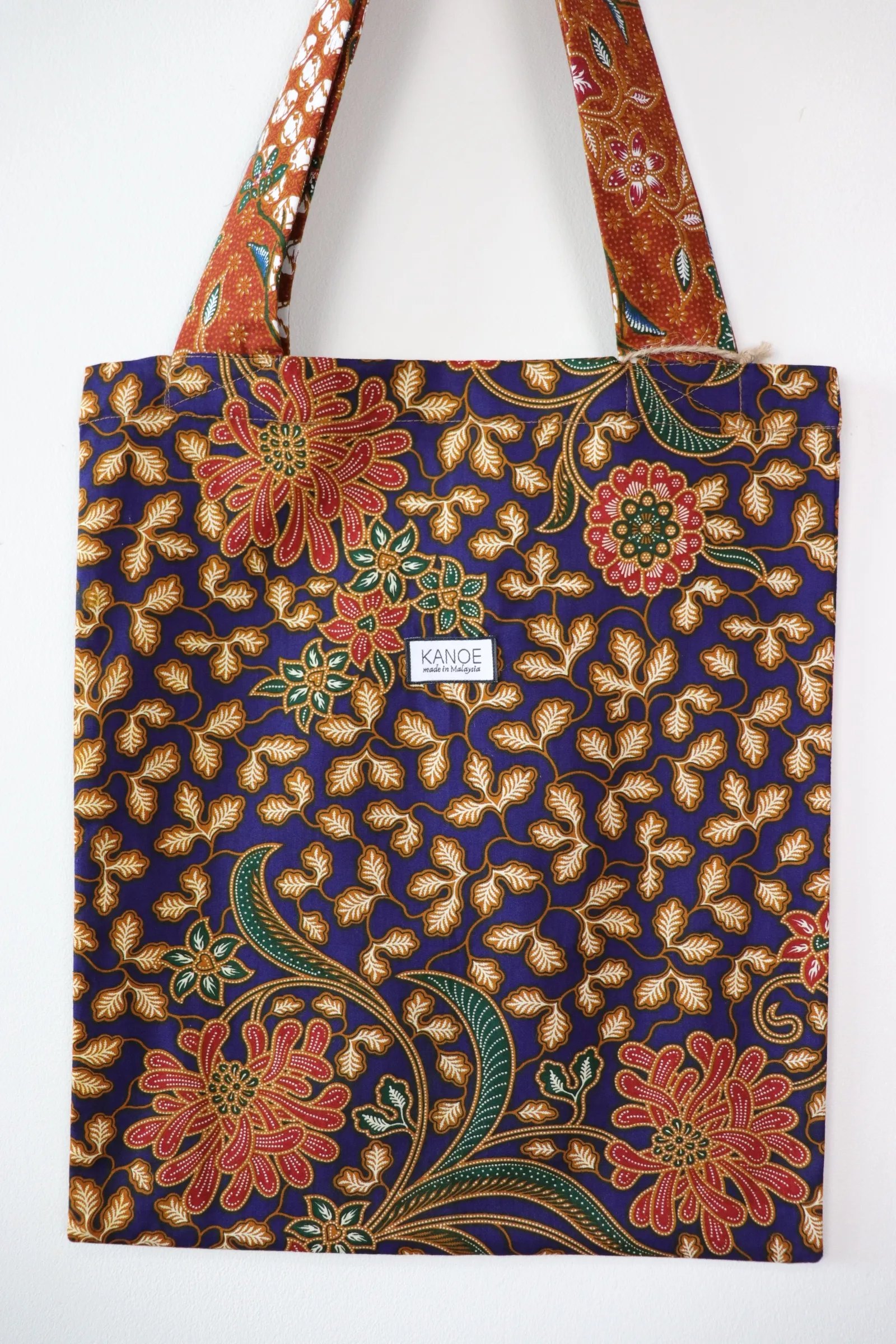 Batik Tote Bag (M) - Ivy Blue